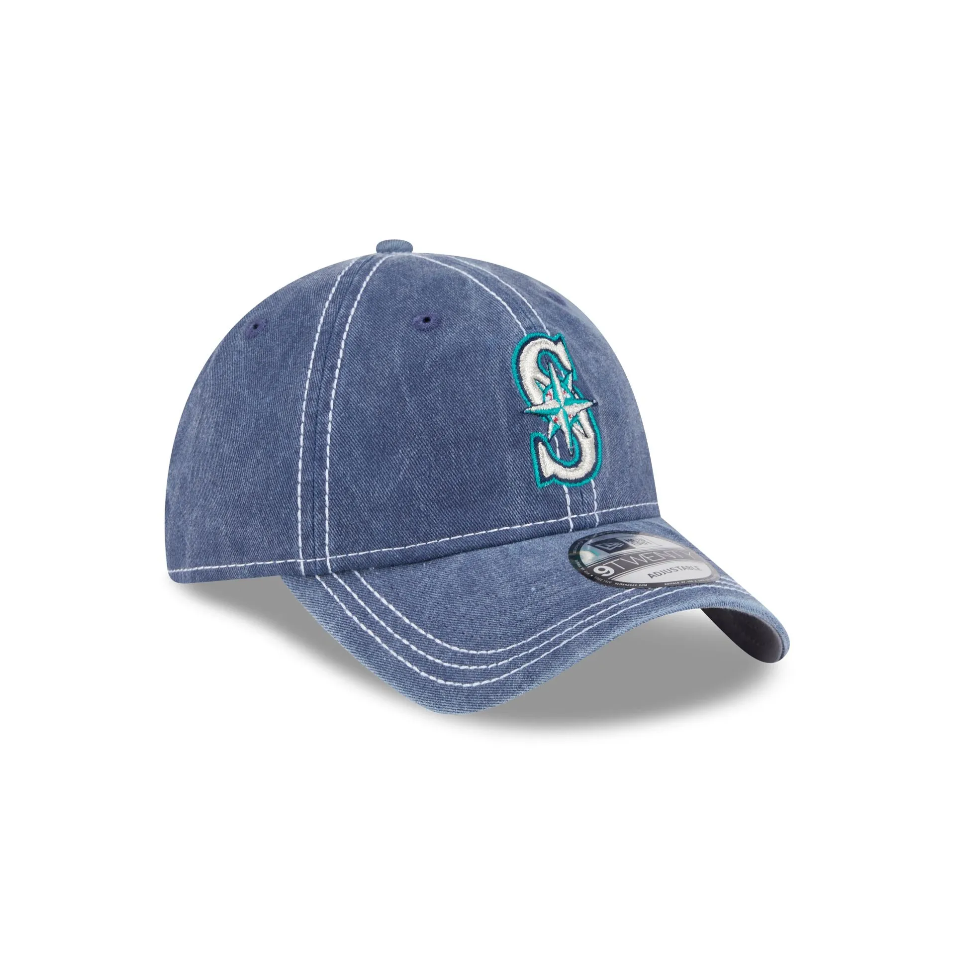Seattle Mariners Washed Contrast 9TWENTY Adjustable Hat sold by New Era product image thumbnail 3