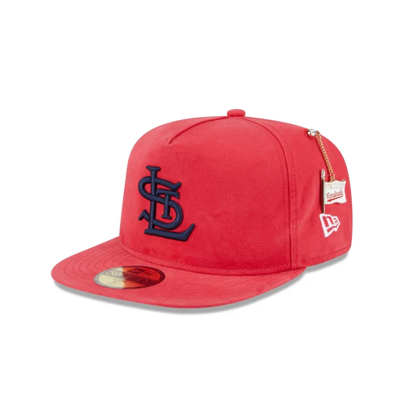 St. Louis Cardinals Championship Side Flag 59FIFTY A-Frame Fitted Hat sold by New Era
