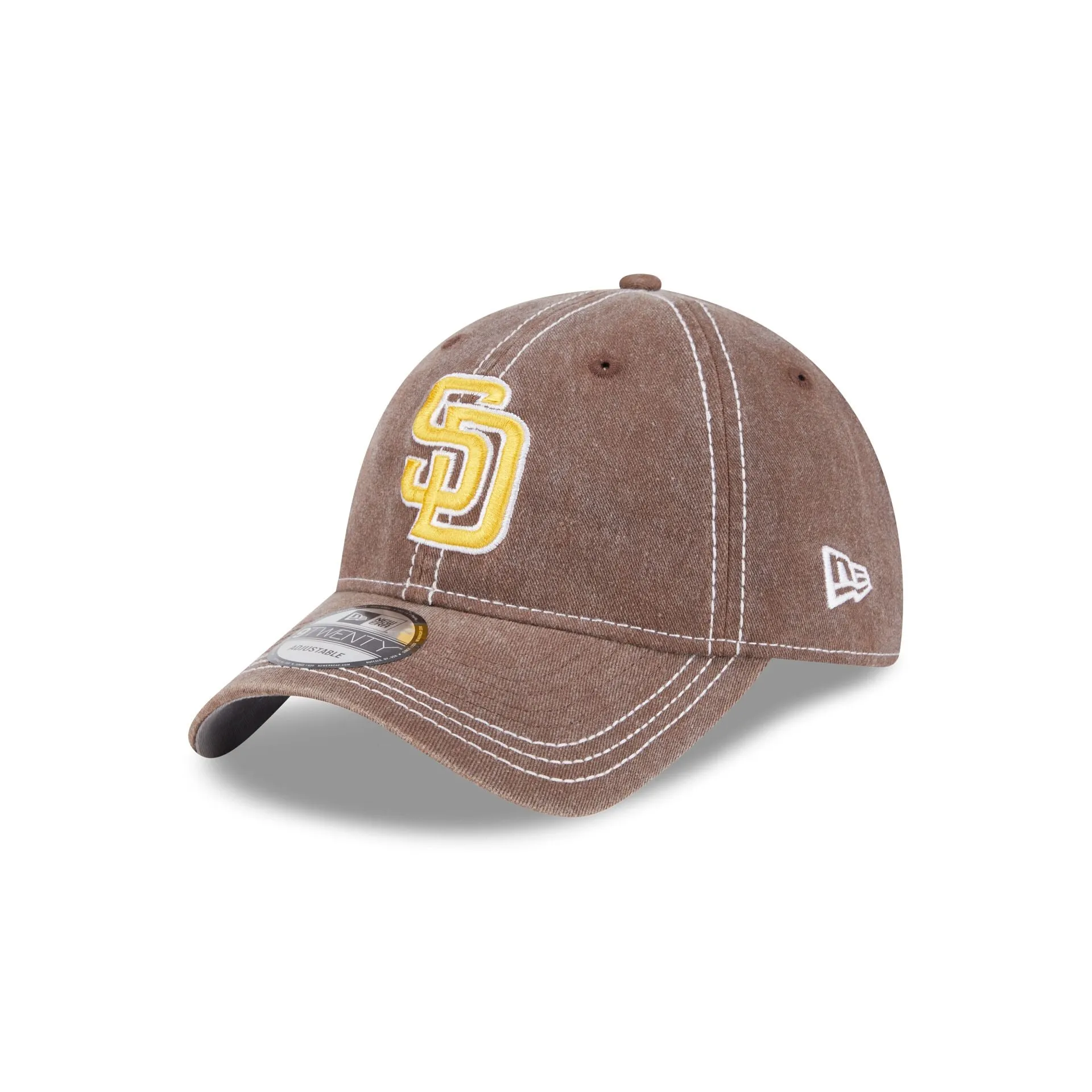 San Diego Padres Washed Contrast 9TWENTY Adjustable Hat sold by New Era