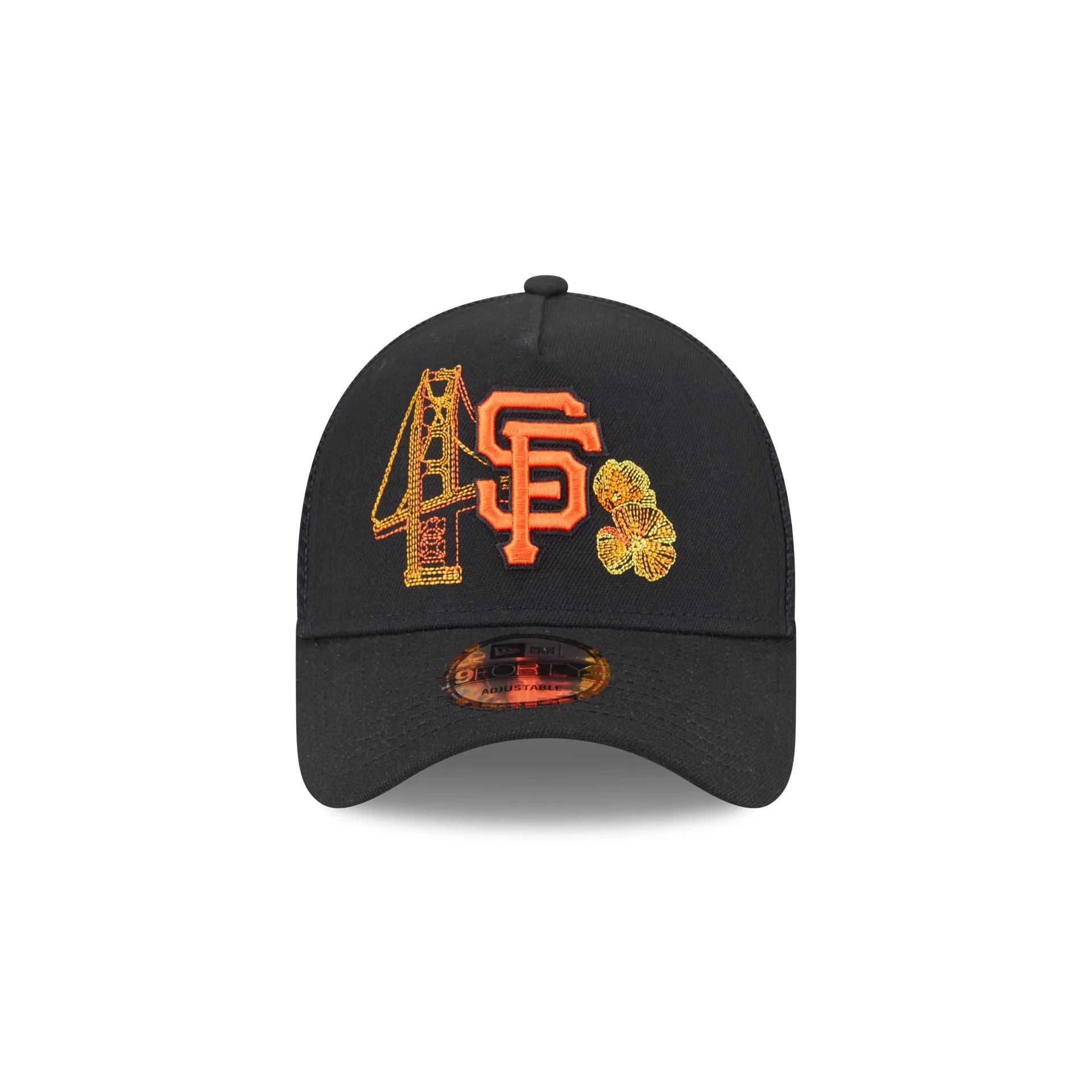San Francisco Giants State Stitch 9FORTY A-Frame Trucker Hat sold by New Era product image thumbnail 2