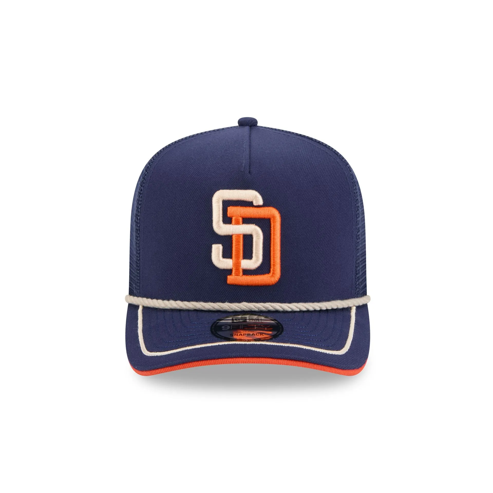 San Diego Padres Vintage Team Rope 9FIFTY A-Frame Trucker sold by New Era product image thumbnail 2