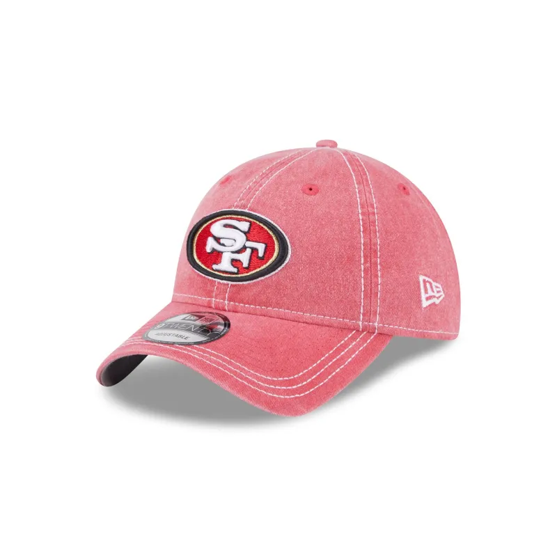 San Francisco 49ers Washed Contrast 9TWENTY Adjustable Hat sold by New Era