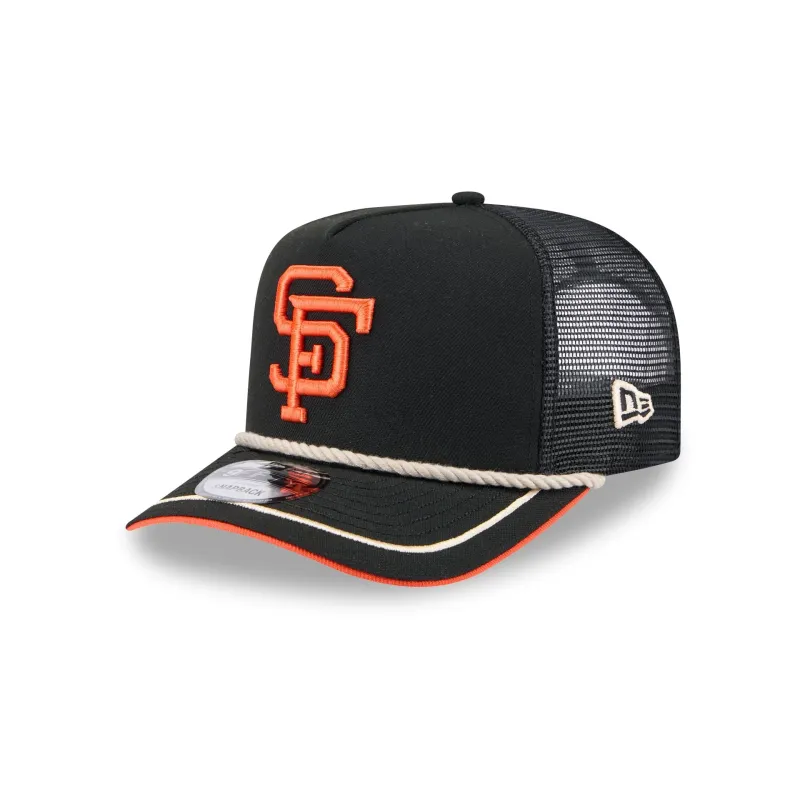 San Francisco Giants Vintage Team Rope 9FIFTY A-Frame Trucker sold by New Era