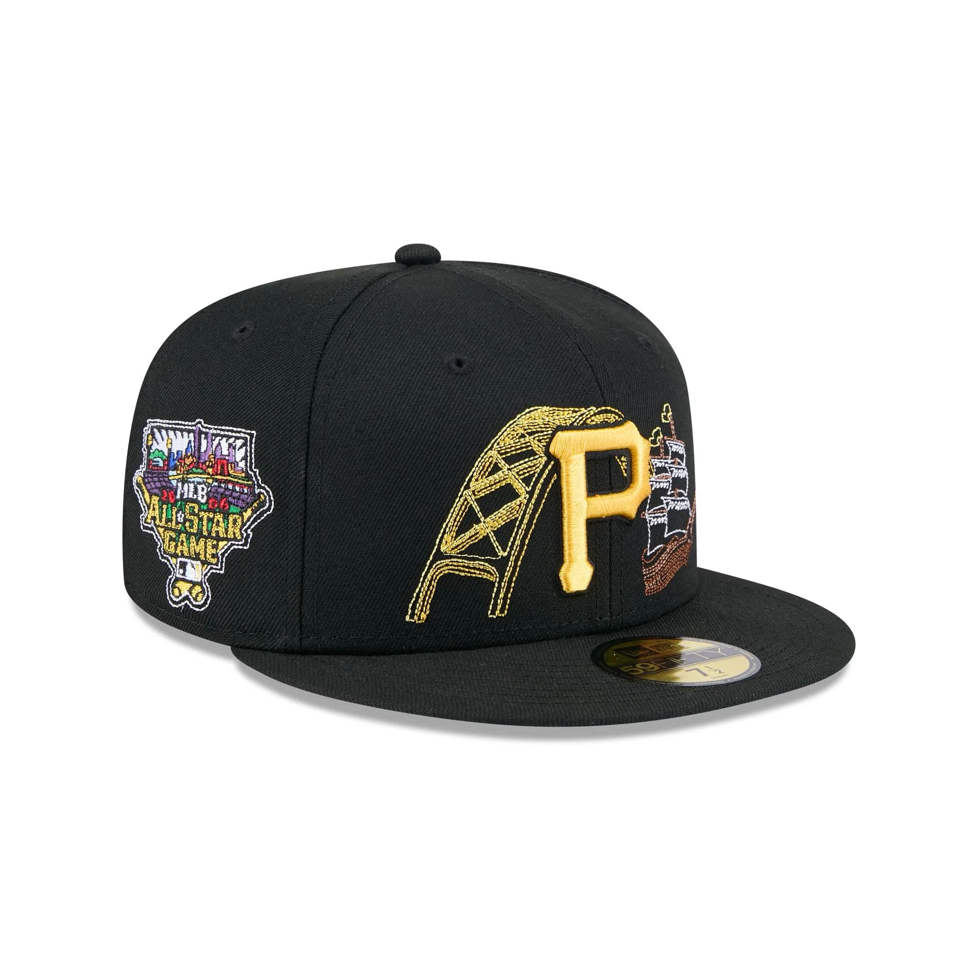 Pittsburgh Pirates State Stitch 59FIFTY Fitted Hat sold by New Era