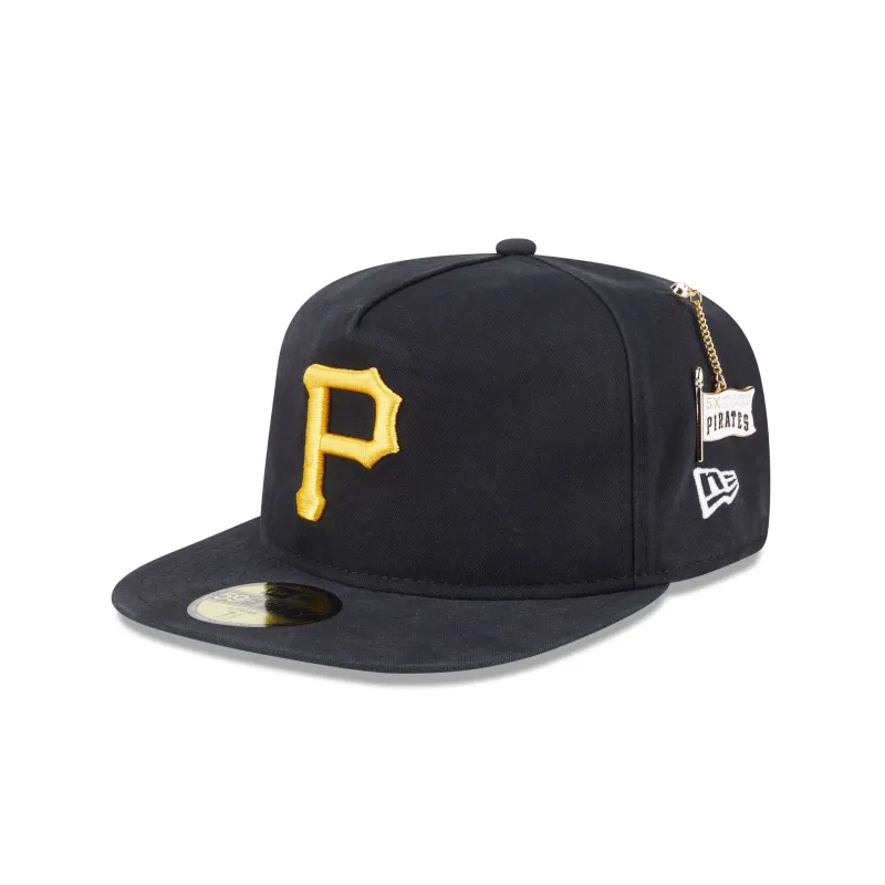 Pittsburgh Pirates Championship Side Flag 59FIFTY A-Frame Fitted Hat sold by New Era