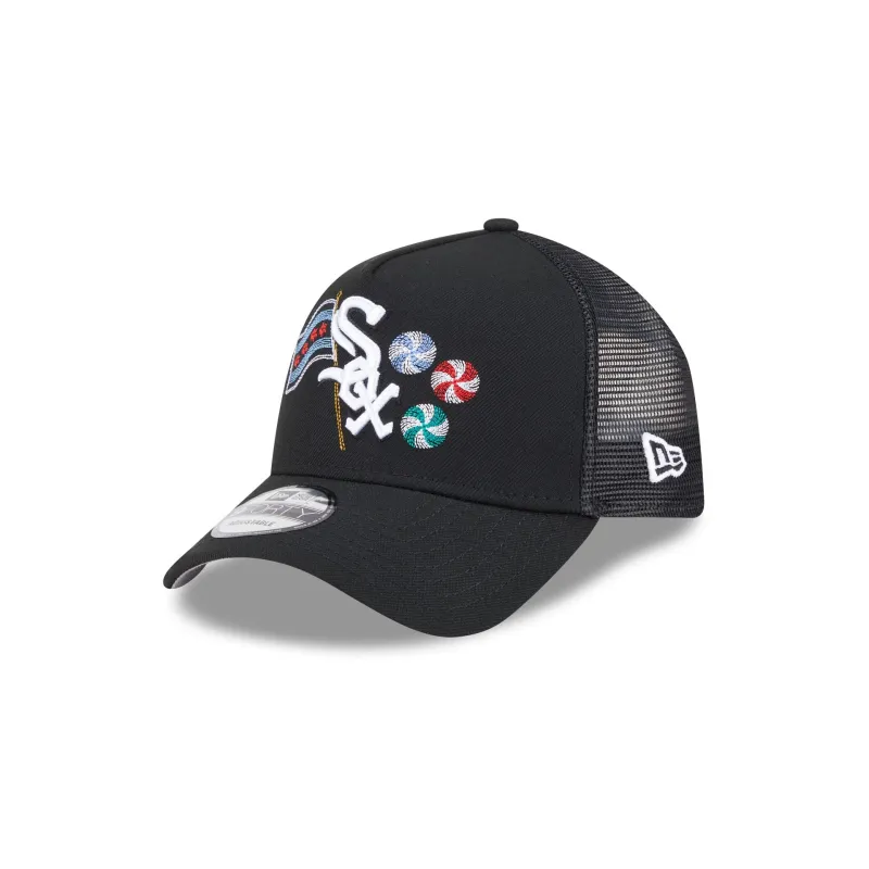 Chicago White Sox State Stitch 9FORTY A-Frame Trucker Hat made by New Era