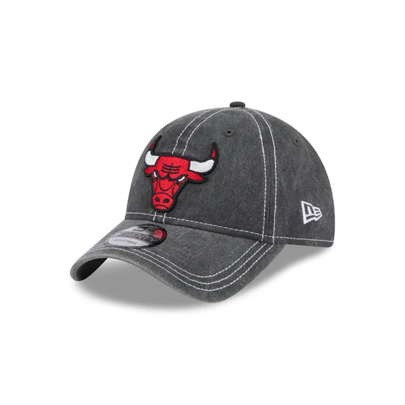 Chicago Bulls Washed Contrast 9TWENTY Adjustable Hat sold by New Era