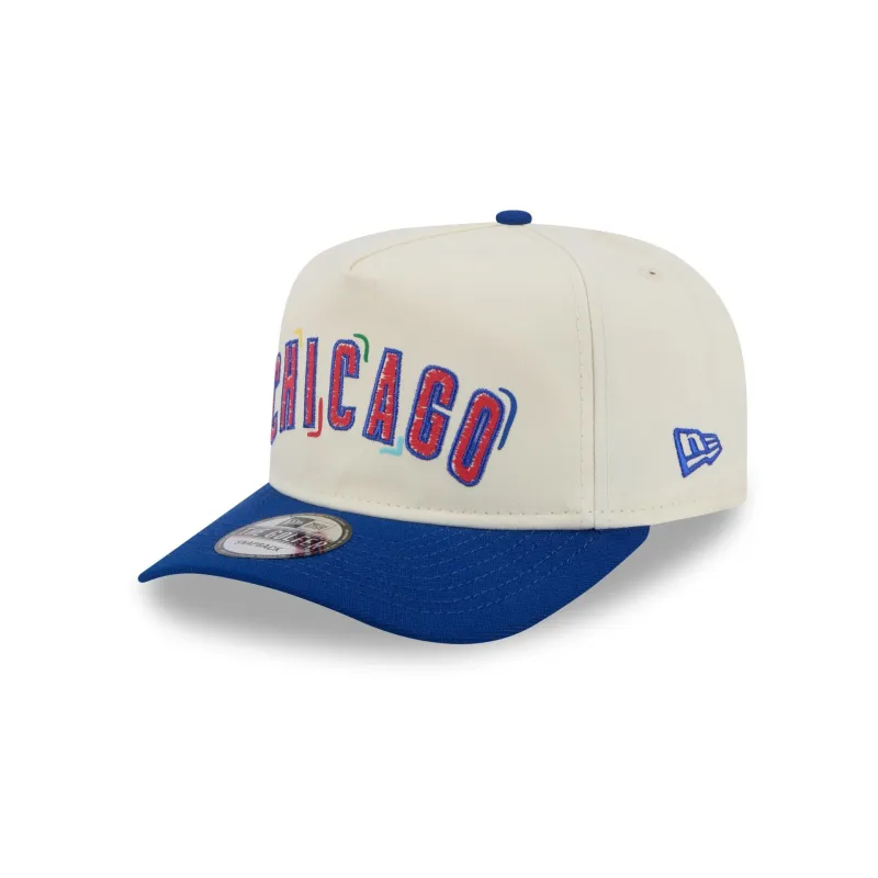 Chicago Cubs Team Scribble Golfer Hat sold by New Era