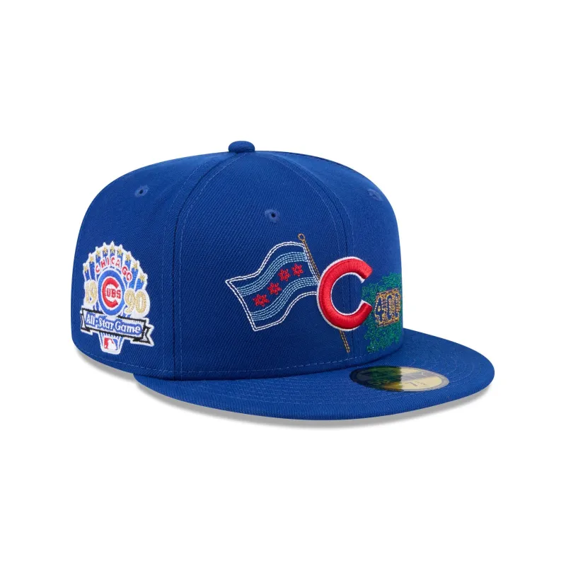 Chicago Cubs State Stitch 59FIFTY Fitted Hat sold by New Era