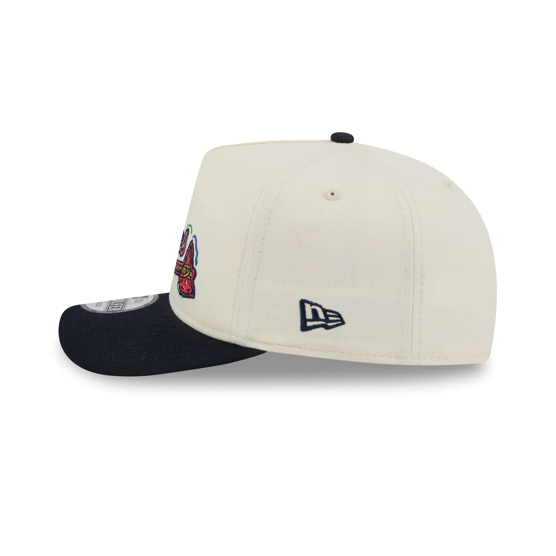 Atlanta Braves Team Scribble Golfer Hat sold by New Era product image thumbnail 4