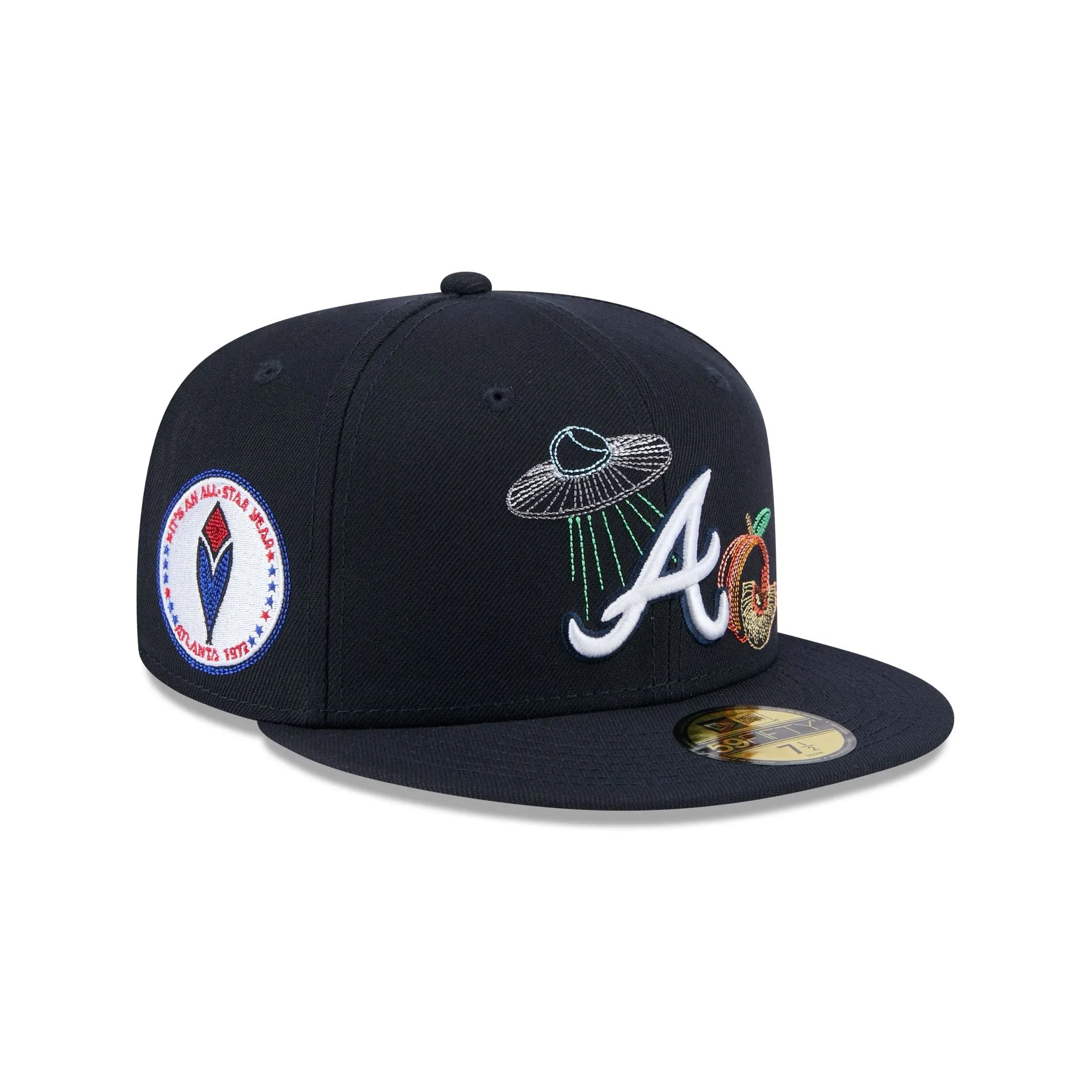 Atlanta Braves State Stitch 59FIFTY Fitted Hat sold by New Era