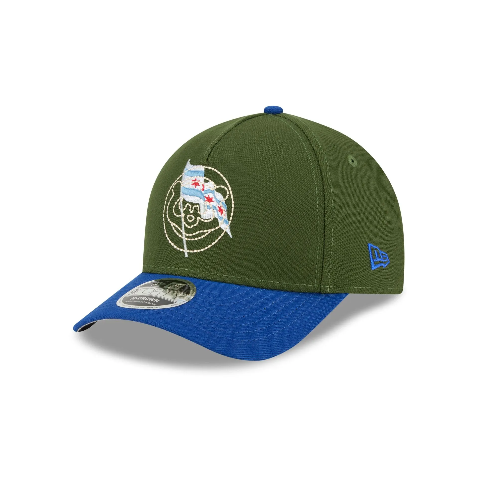 Chicago Cubs City Feature 9FORTY M-Crown A-Frame Snapback Hat sold by New Era