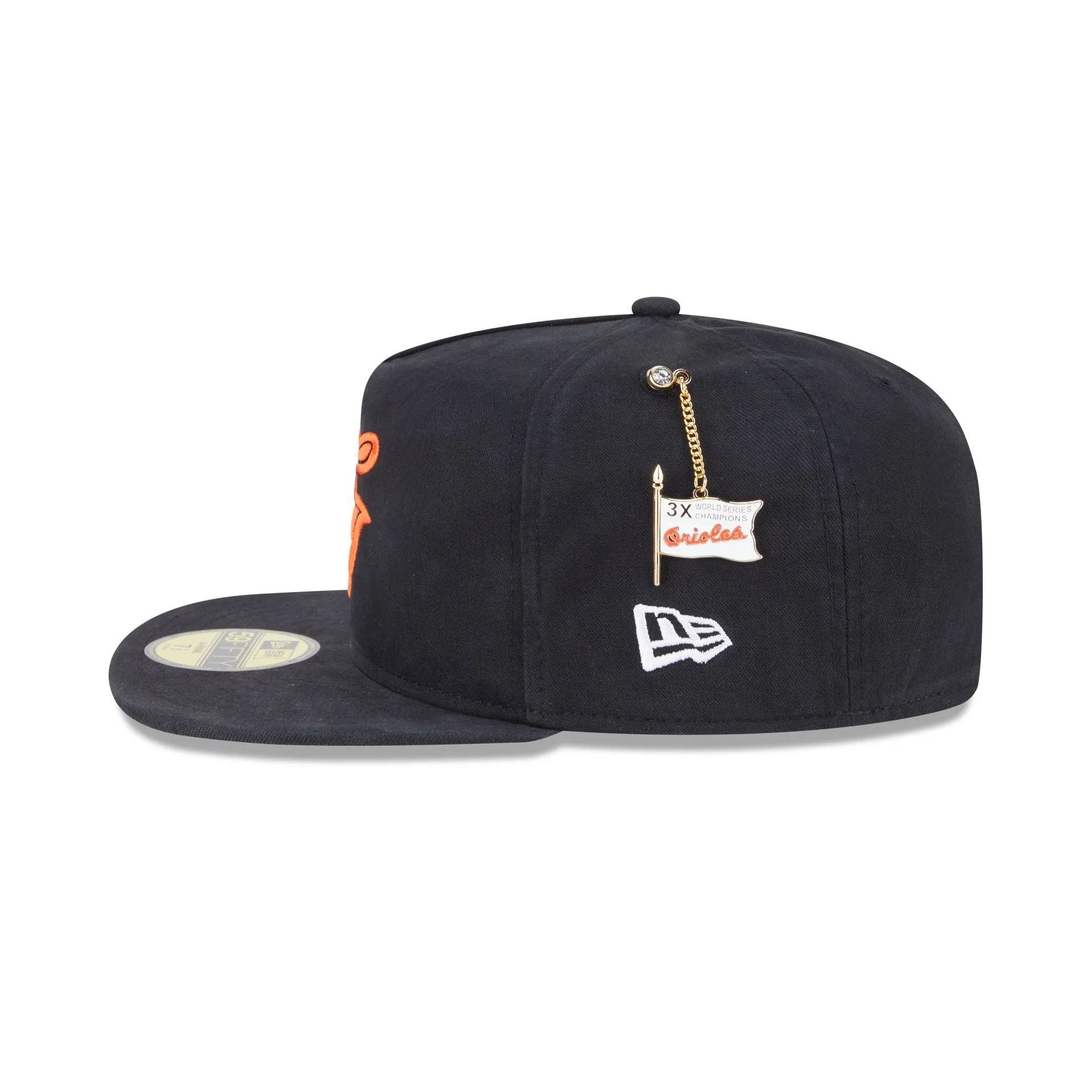 Baltimore Orioles Championship Side Flag 59FIFTY A-Frame Fitted Hat sold by New Era product image thumbnail 4