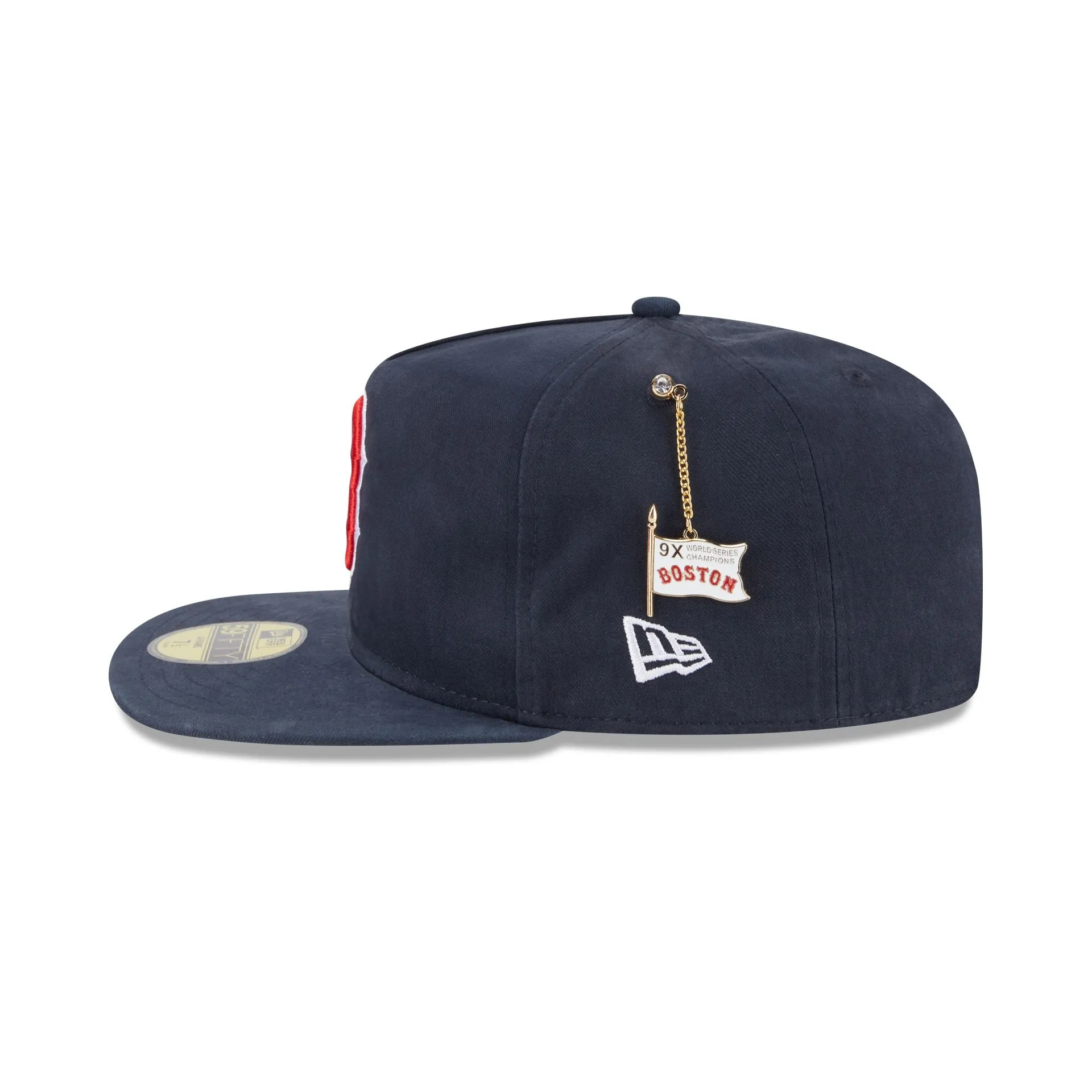 Boston Red Sox Championship Side Flag 59FIFTY A-Frame Fitted Hat sold by New Era product image thumbnail 4