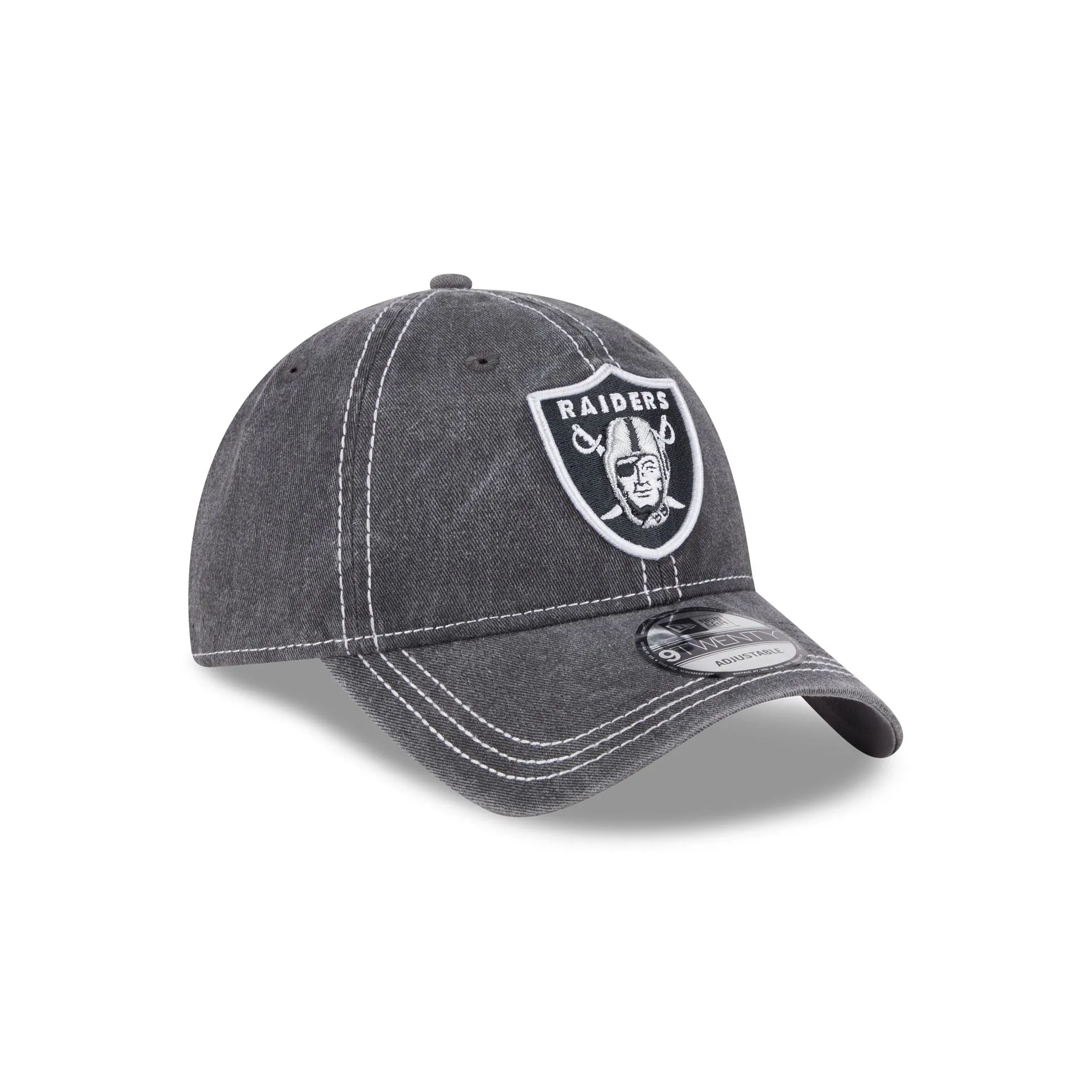 Las Vegas Raiders Washed Contrast 9TWENTY Adjustable Hat sold by New Era product image thumbnail 3
