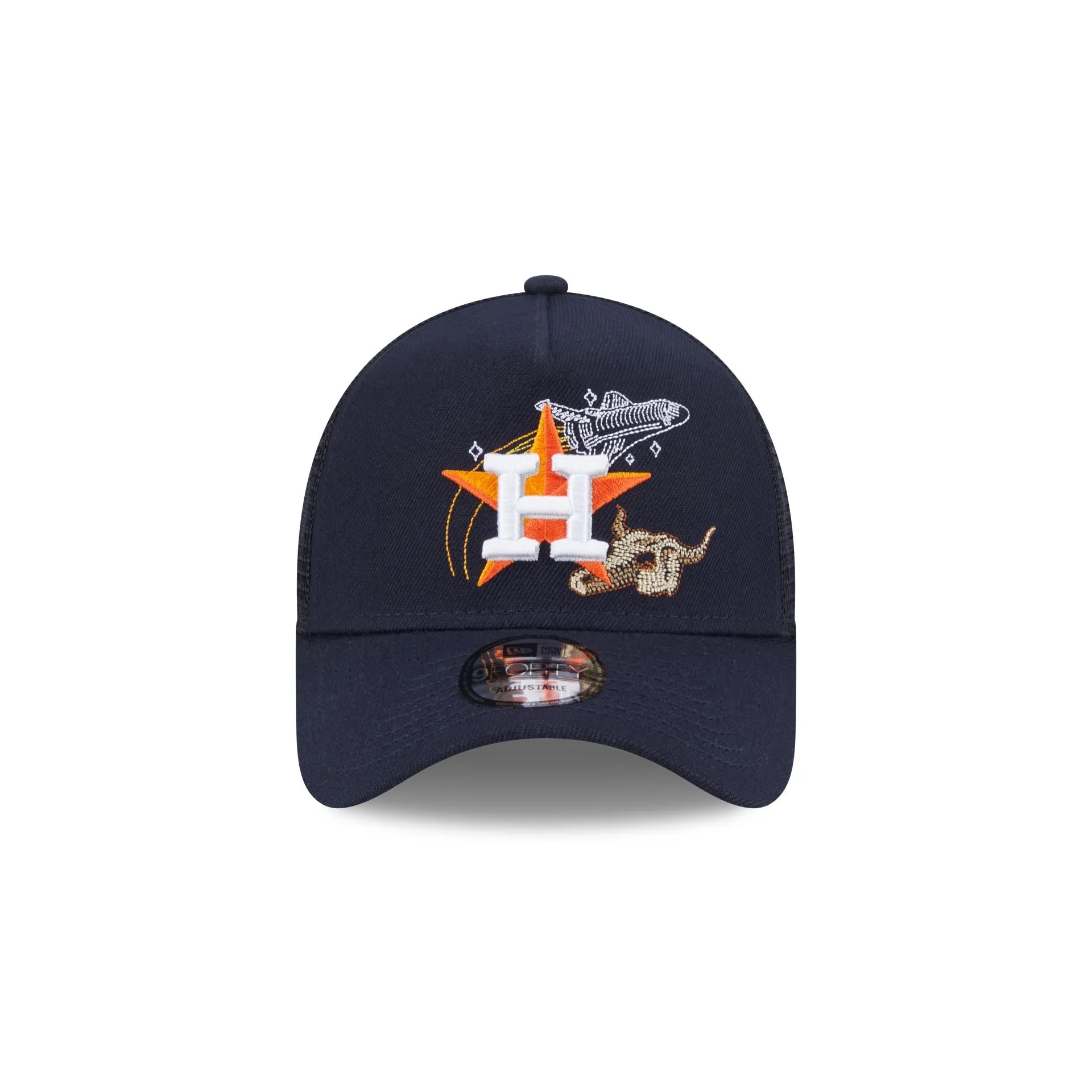 Houston Astros State Stitch 9FORTY A-Frame Trucker Hat sold by New Era product image thumbnail 2