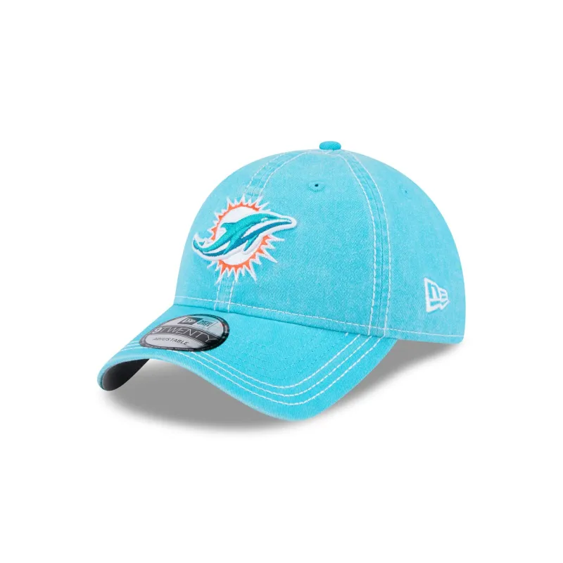 Miami Dolphins Washed Contrast 9TWENTY Adjustable Hat sold by New Era