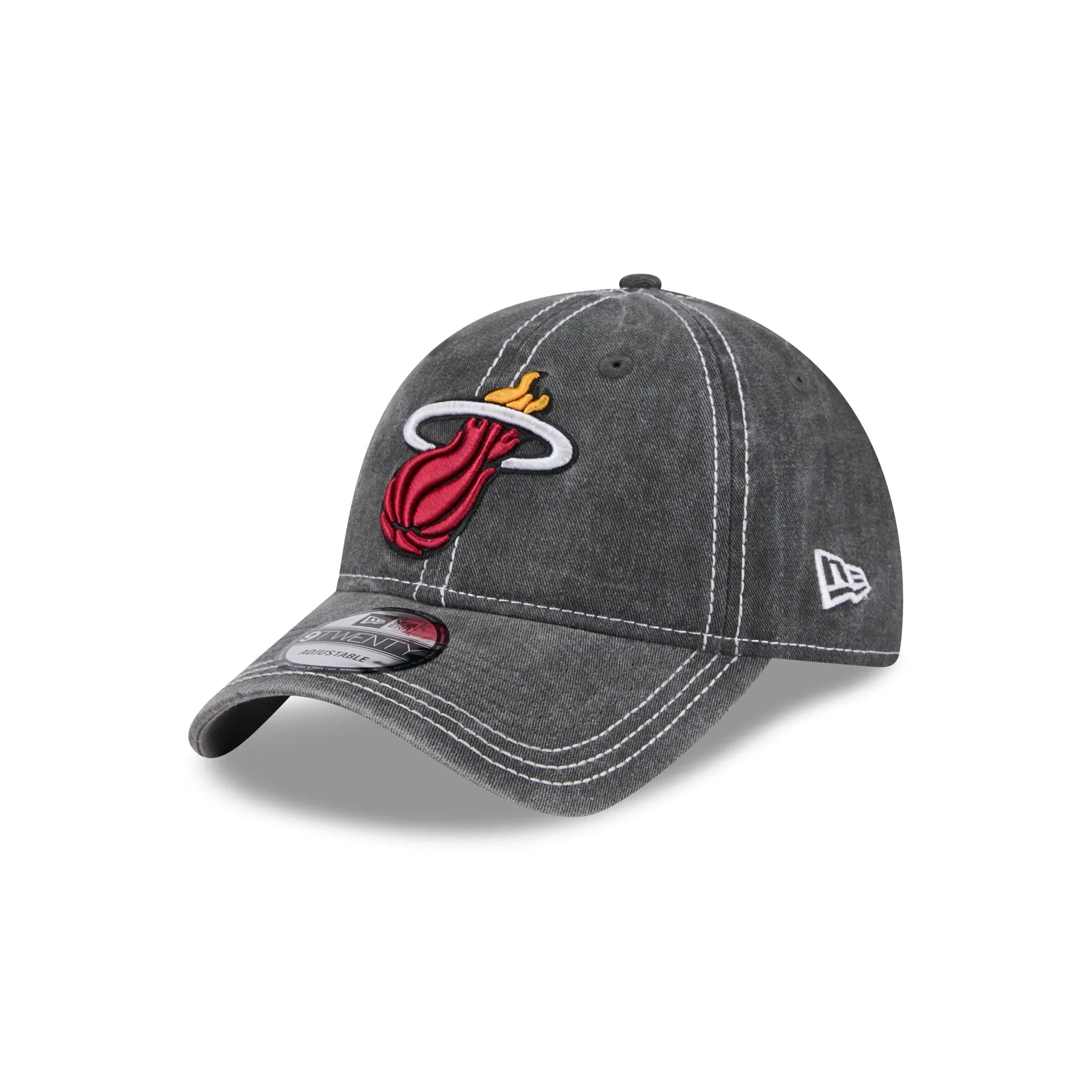 Miami Heat Washed Contrast 9TWENTY Adjustable Hat sold by New Era
