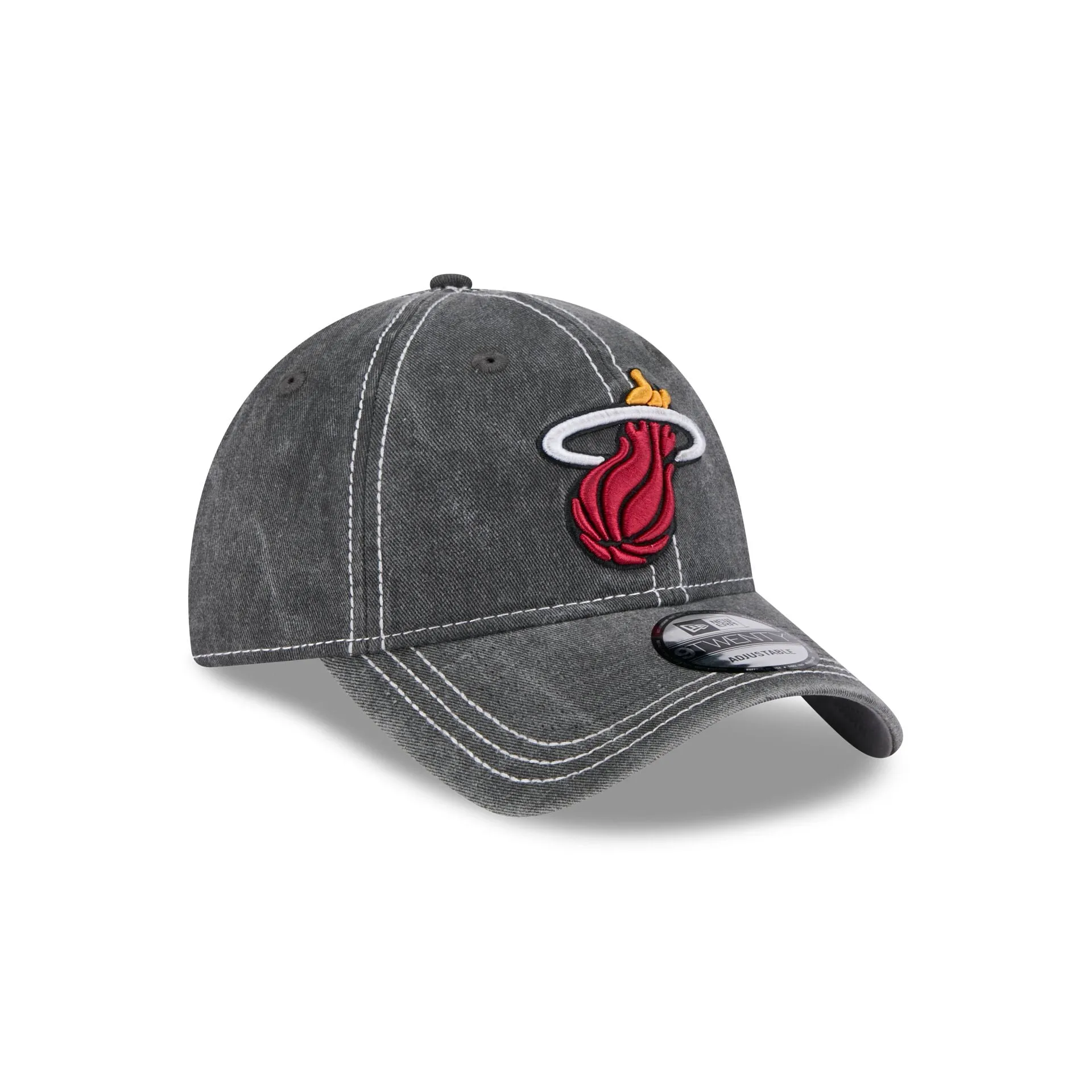 Miami Heat Washed Contrast 9TWENTY Adjustable Hat sold by New Era product image thumbnail 3