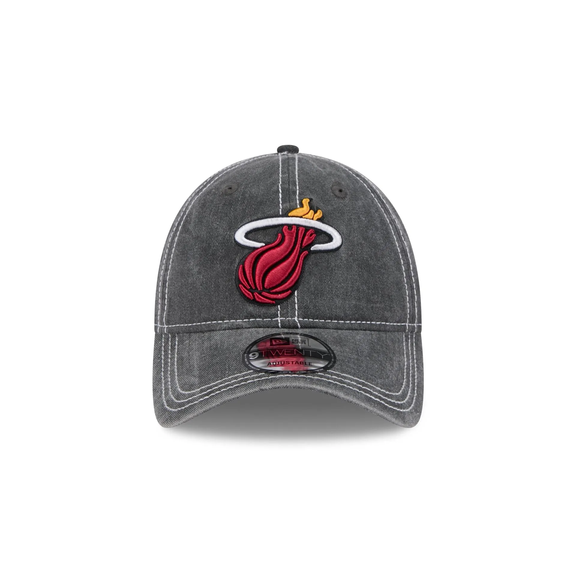 Miami Heat Washed Contrast 9TWENTY Adjustable Hat sold by New Era product image thumbnail 2