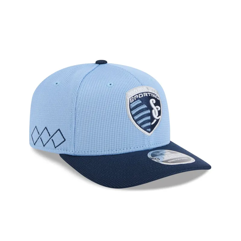 Sporting Kansas City 2025 Jersey Hook 9SEVENTY Stretch-Snap Hat sold by New Era