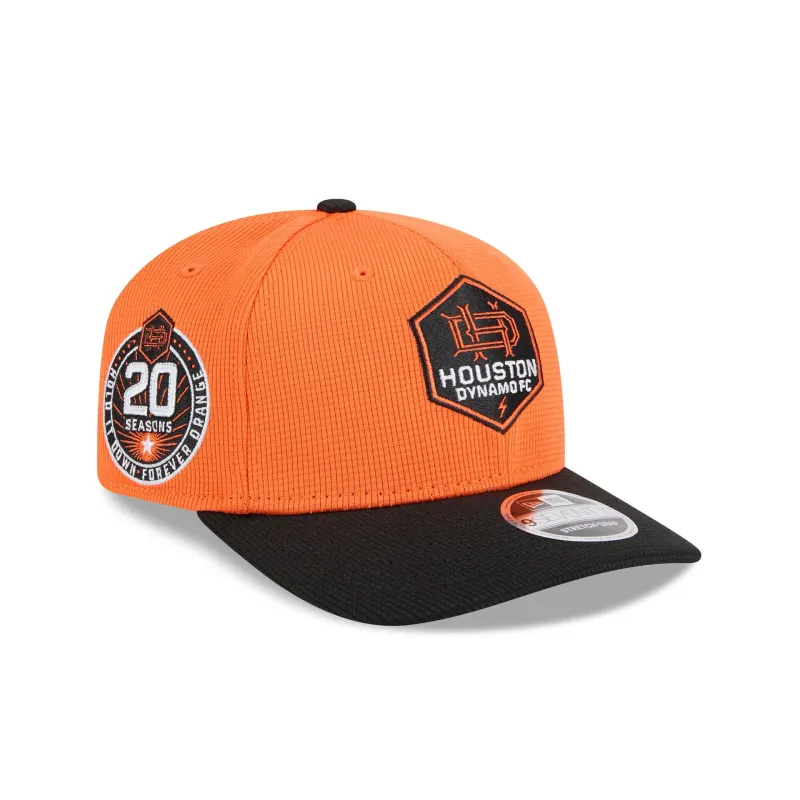 Houston Dynamo 2025 Jersey Hook 9SEVENTY Stretch-Snap Hat sold by New Era