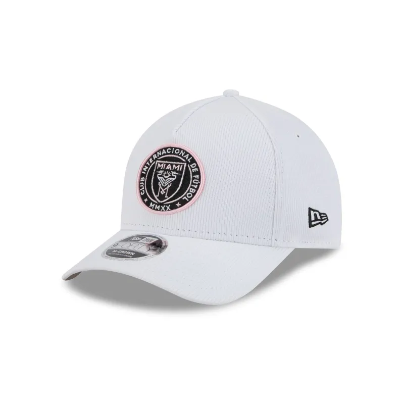 Inter Miami 2025 Jersey Hook White 9FORTY M-Crown A-Frame Snapback Hat sold by New Era
