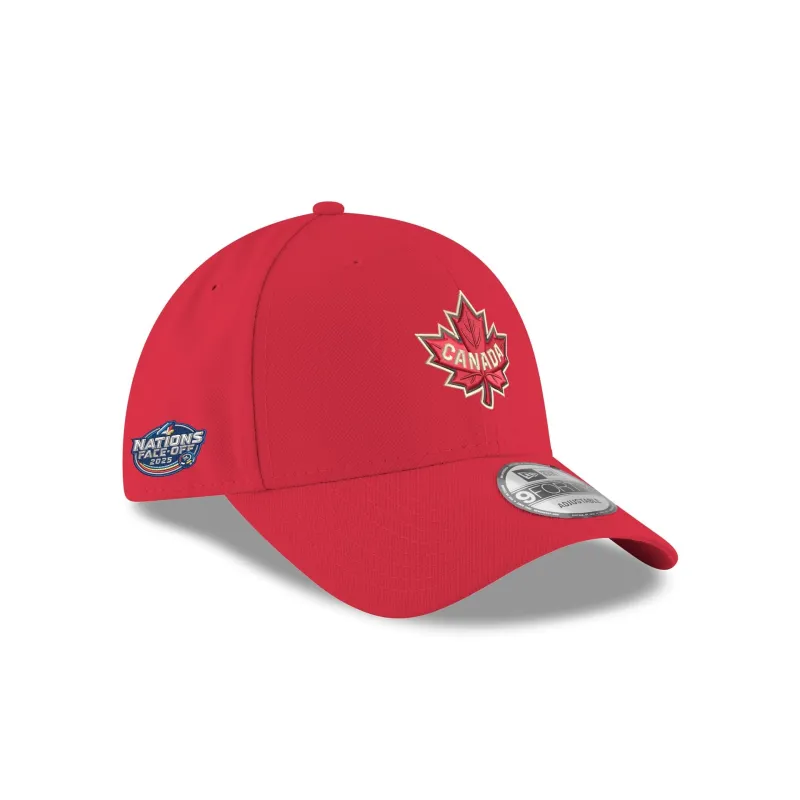 Canada 2025 4 Nations Face-Off 9FORTY Adjustable Hat sold by New Era