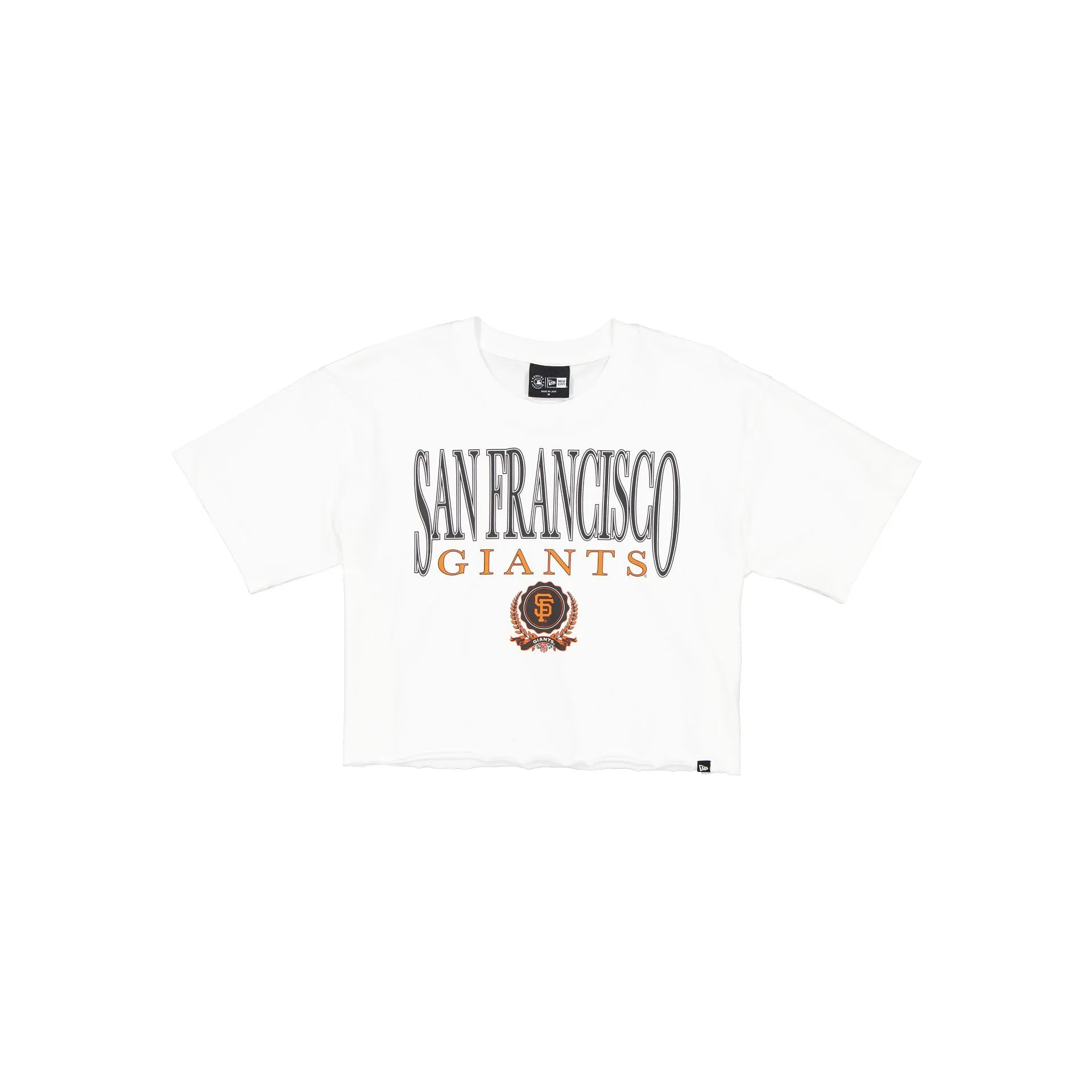 San Francisco Giants Throwback Prep Women's Cropped T-Shirt sold by New Era