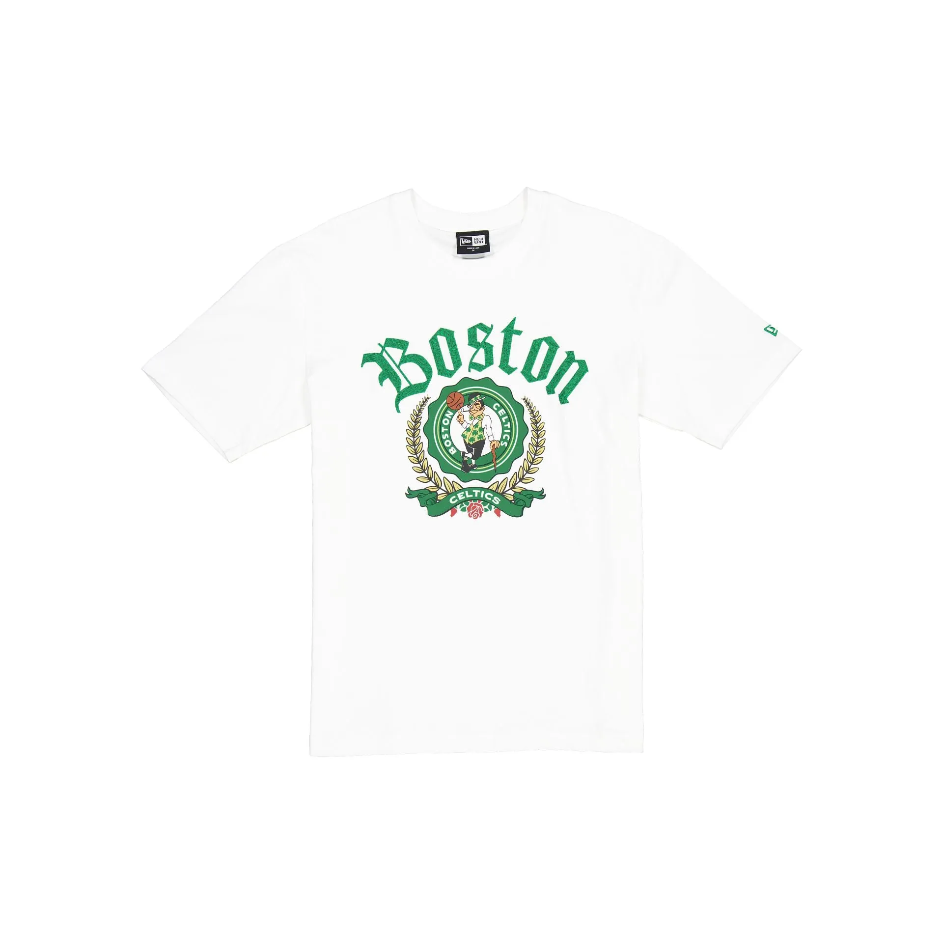 Boston Celtics Throwback Prep T-Shirt sold by New Era