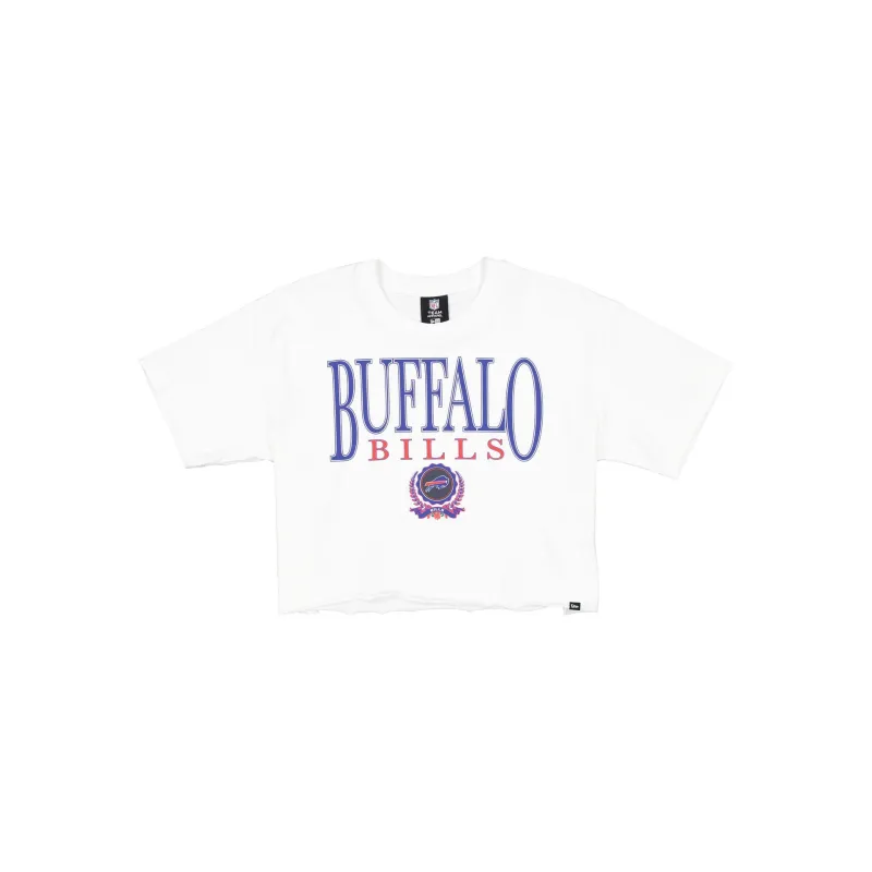 Buffalo Bills Throwback Prep Women's Cropped T-Shirt sold by New Era