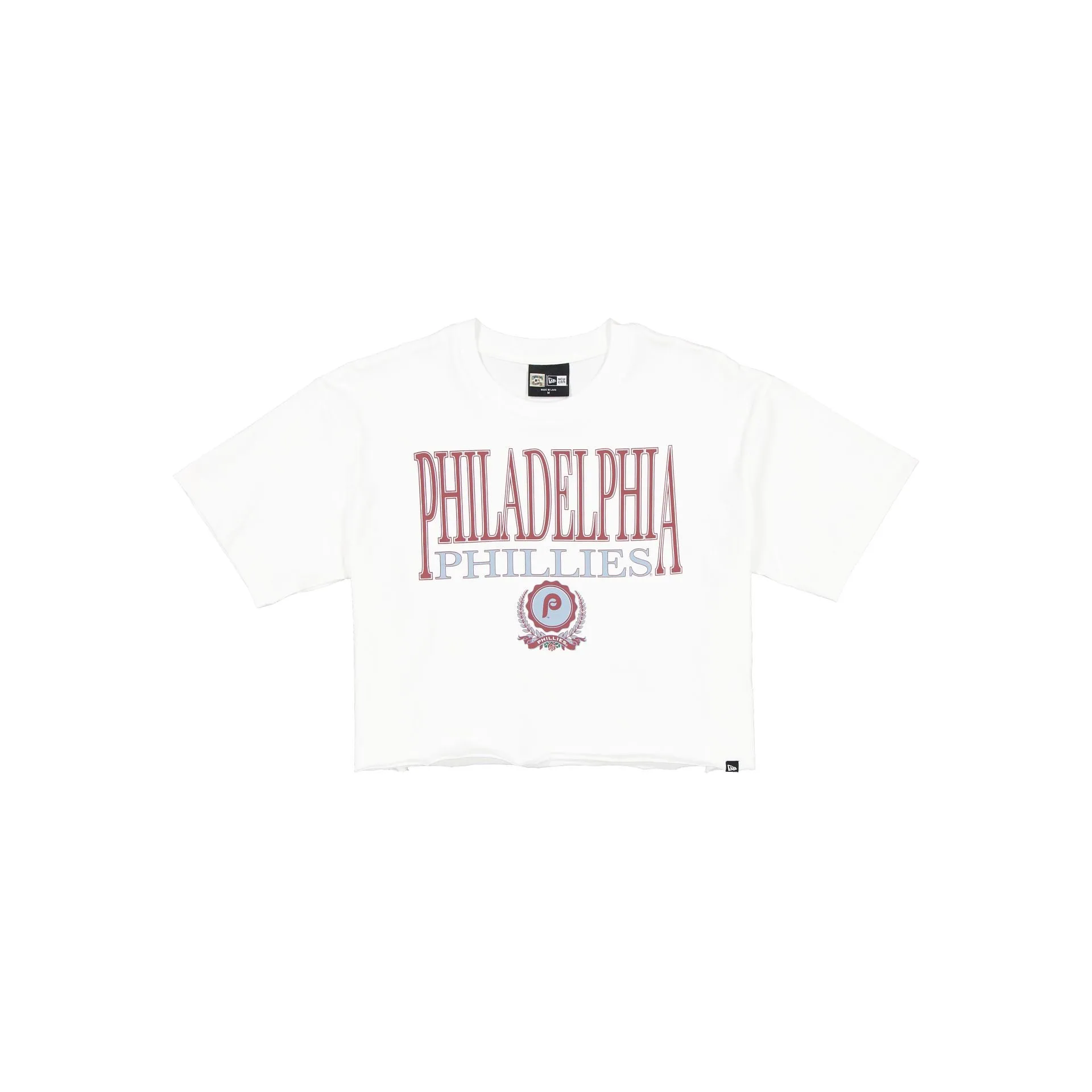 Philadelphia Phillies Throwback Prep Women's Cropped T-Shirt sold by New Era