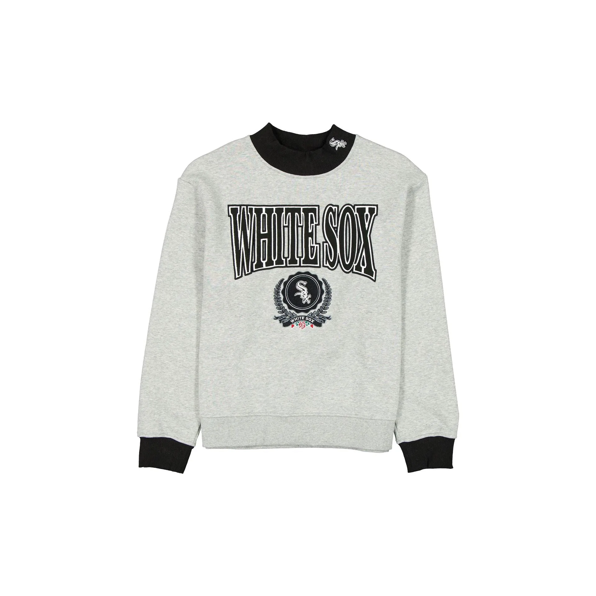 Chicago White Sox Throwback Prep Women's Mockneck Sweatshirt sold by New Era