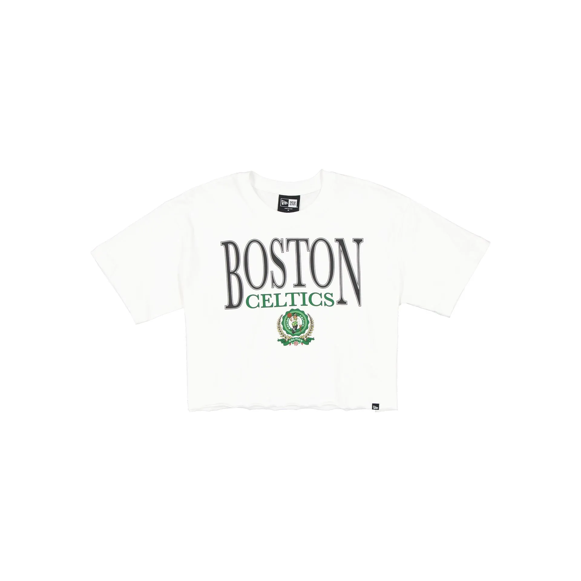 Boston Celtics Throwback Prep Women's Cropped T-Shirt sold by New Era