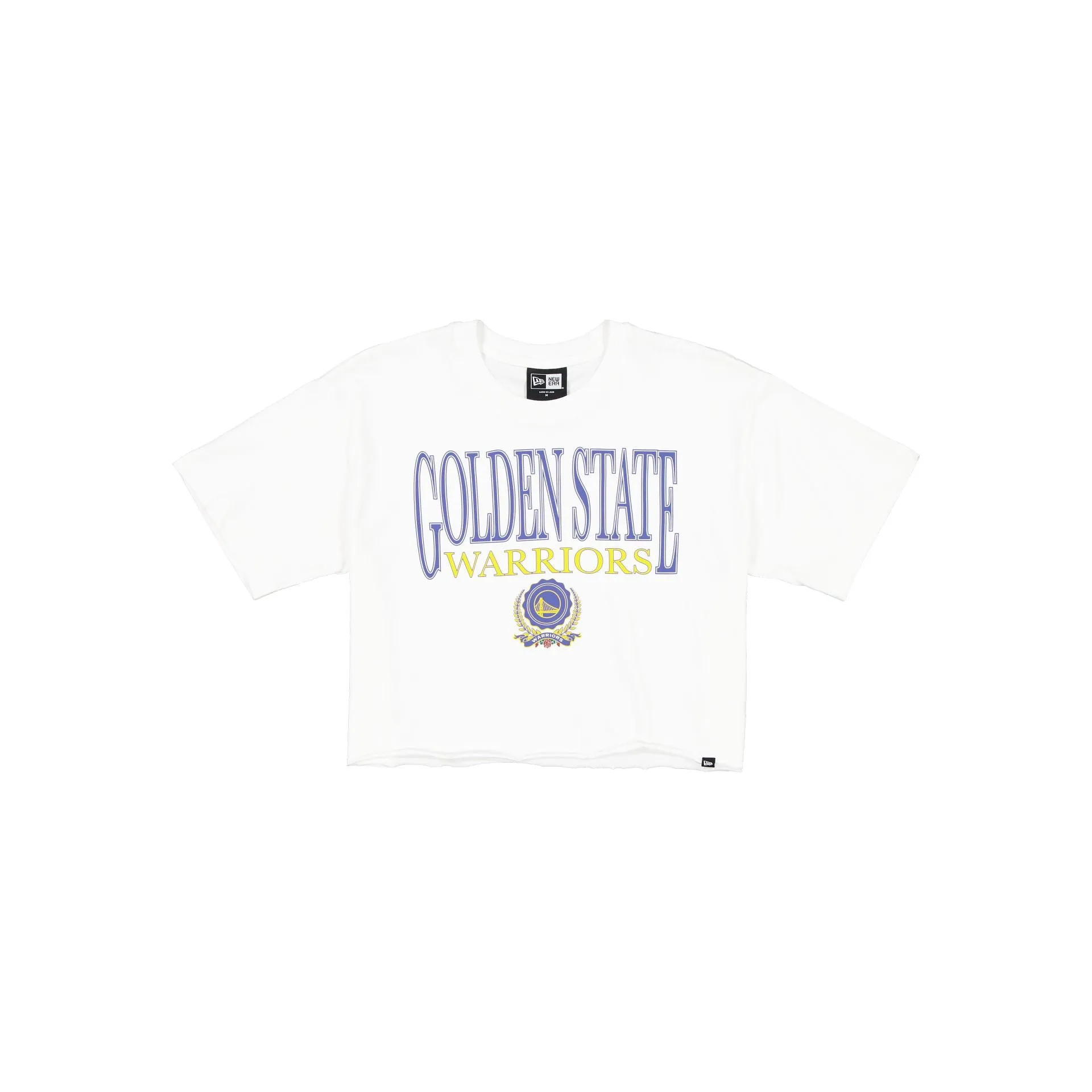Golden State Warriors Throwback Prep Women's Cropped T-Shirt sold by New Era