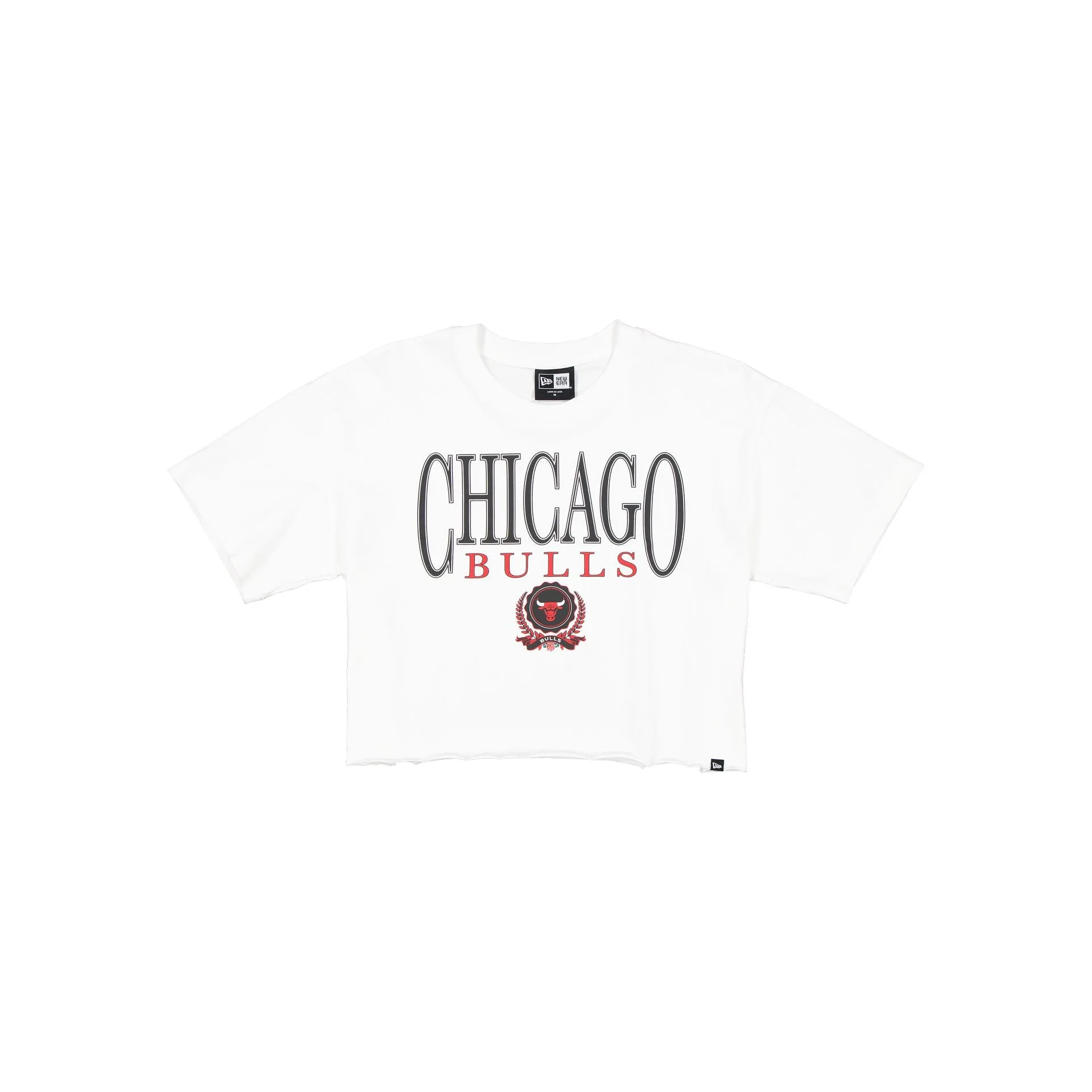 Chicago Bulls Throwback Prep Women's Cropped T-Shirt sold by New Era