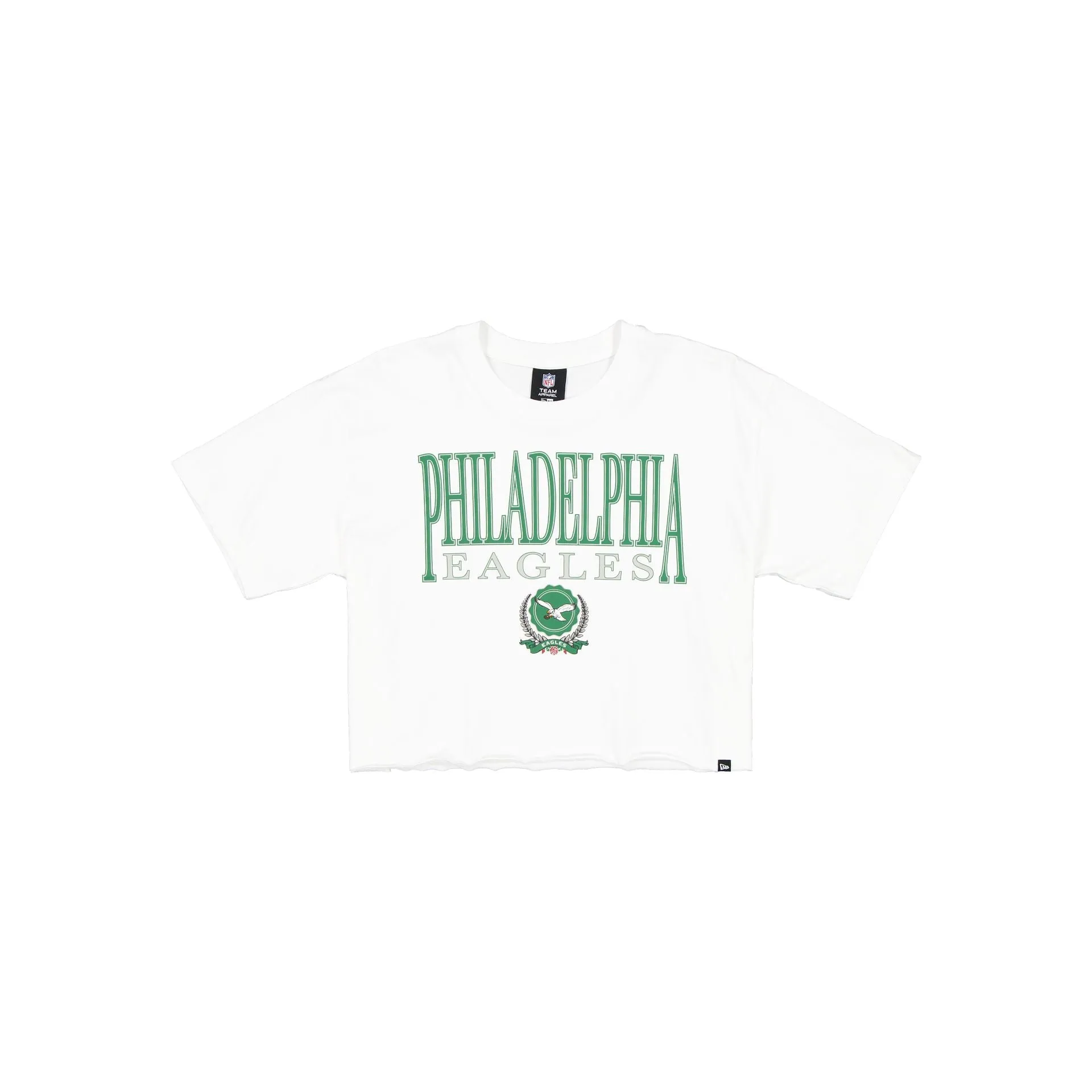 Philadelphia Eagles Throwback Prep Women's Cropped T-Shirt sold by New Era