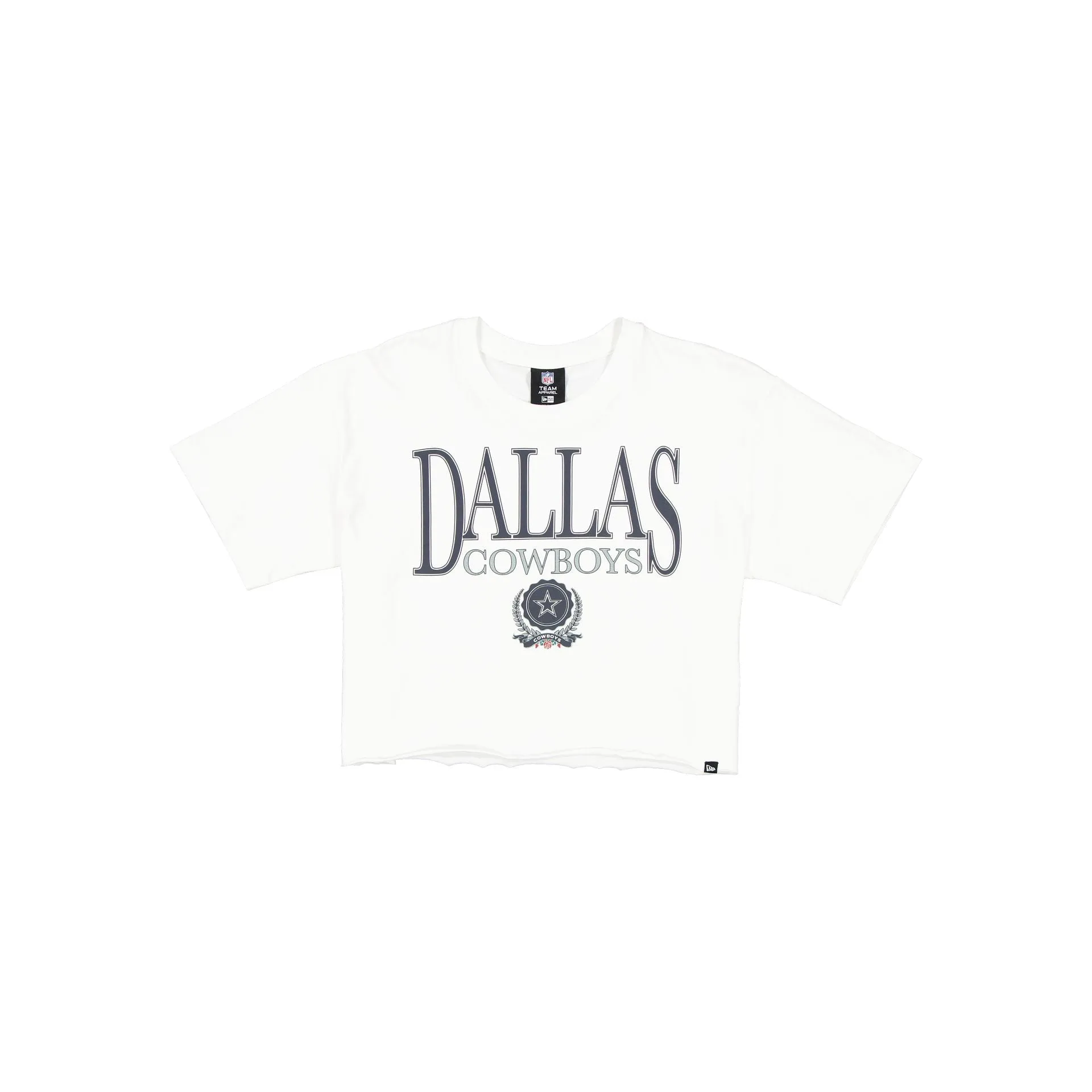 Dallas Cowboys Throwback Prep Women's Cropped T-Shirt sold by New Era