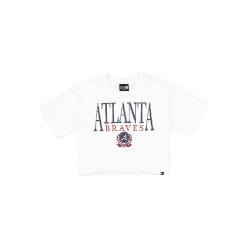 Atlanta Braves Throwback Prep Women's Cropped T-Shirt sold by New Era