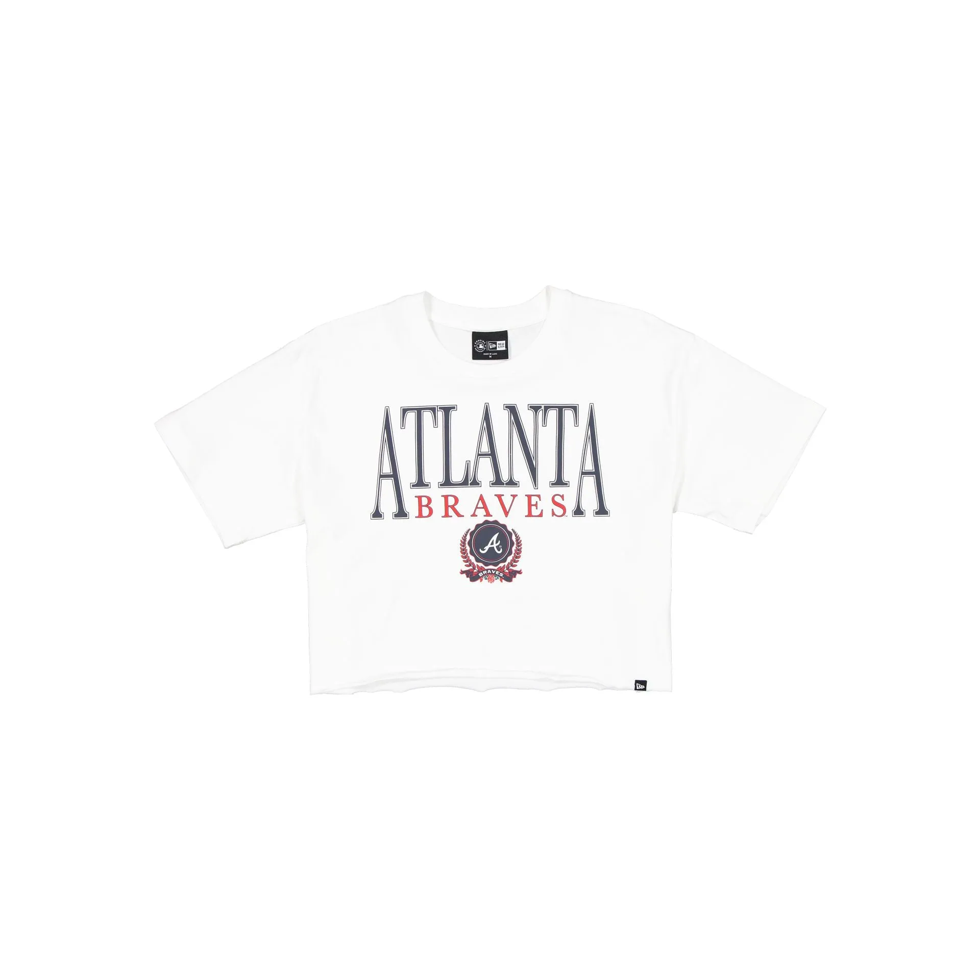 Atlanta Braves Throwback Prep Women's Cropped T-Shirt sold by New Era