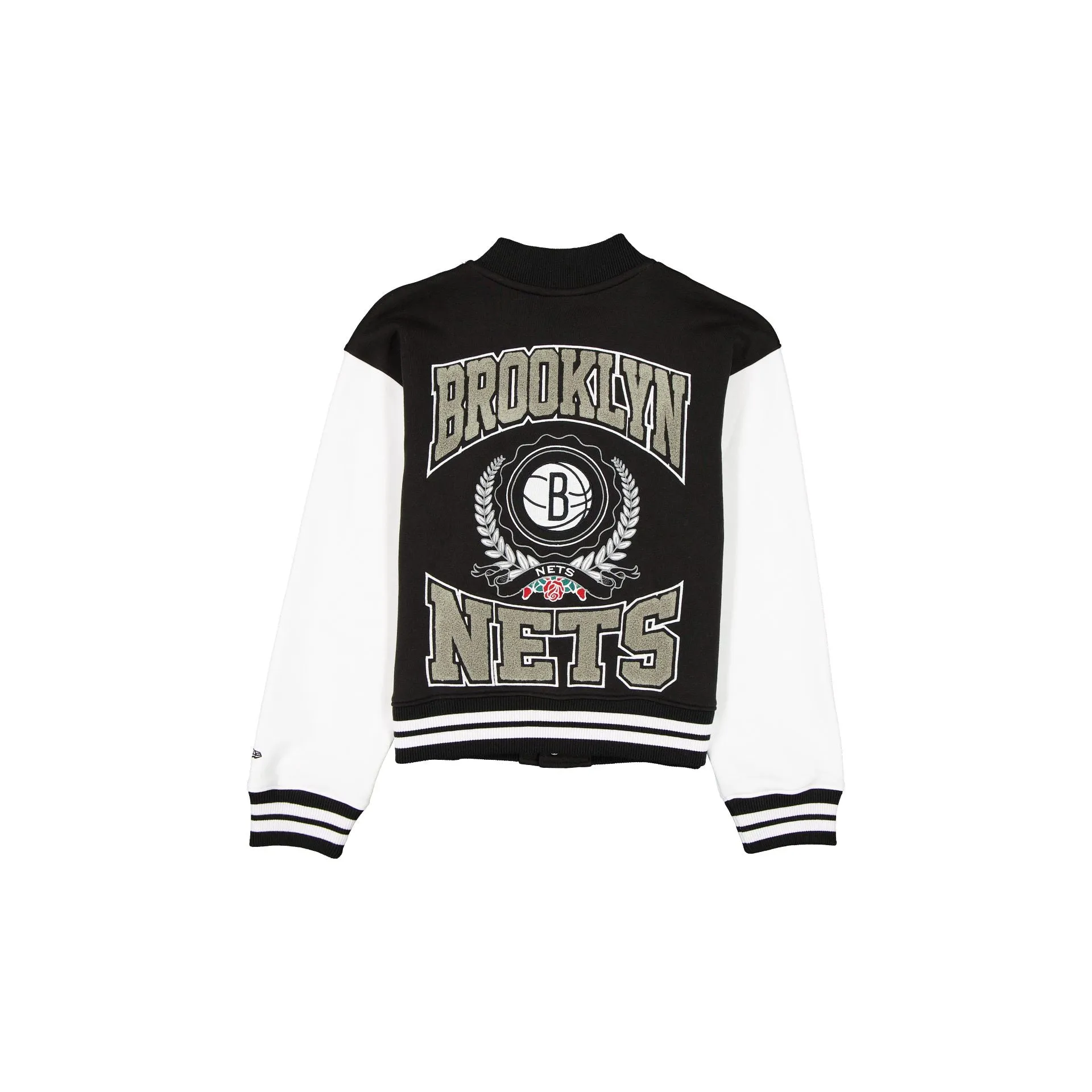 Brooklyn Nets Throwback Prep Women's Jacket sold by New Era product image thumbnail 2
