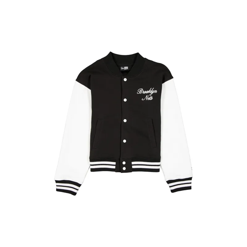 Brooklyn Nets Throwback Prep Women's Jacket sold by New Era