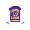 Los Angeles Lakers Throwback Prep Women's Jacket sold by New Era