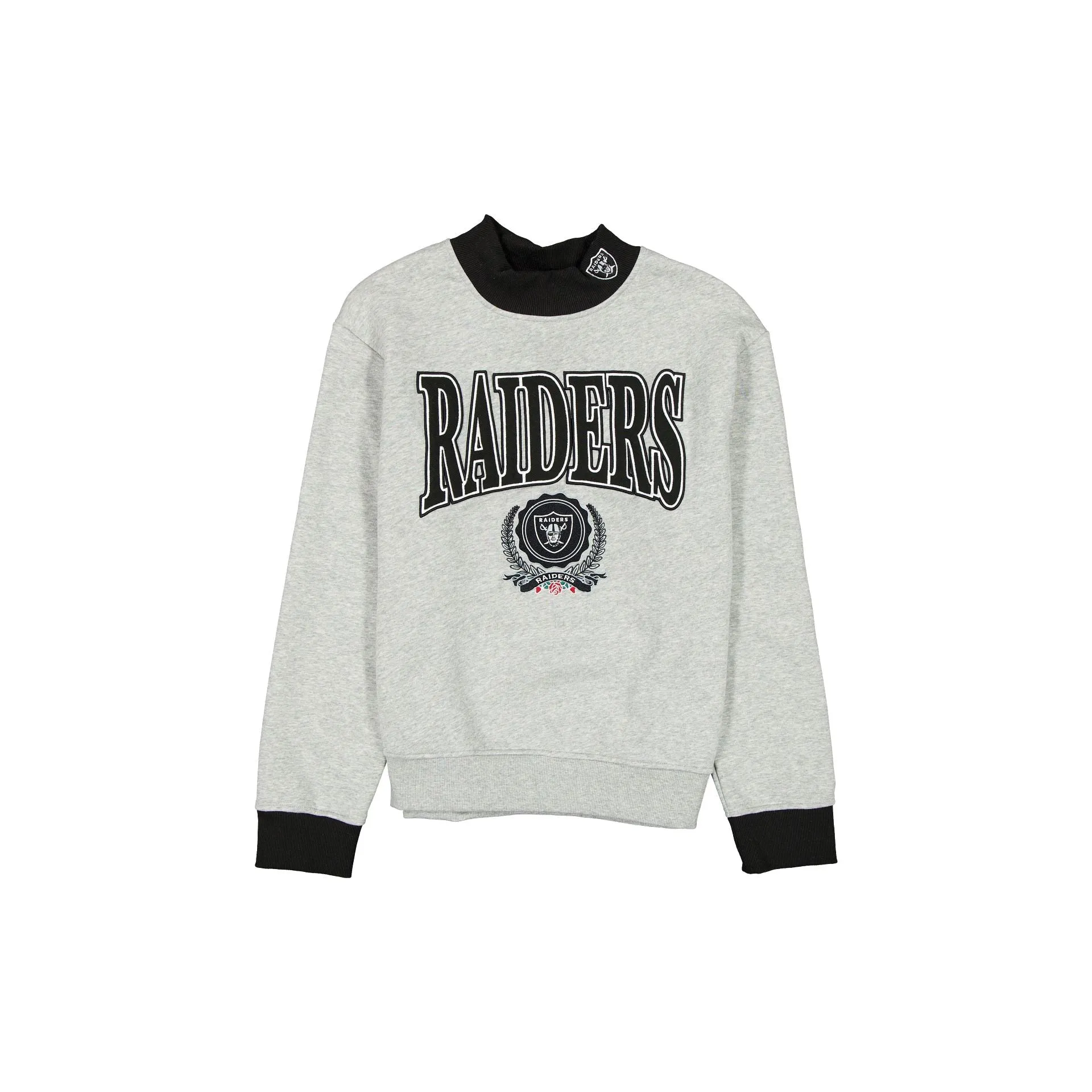 Las Vegas Raiders Throwback Prep Women's Mockneck Sweatshirt sold by New Era