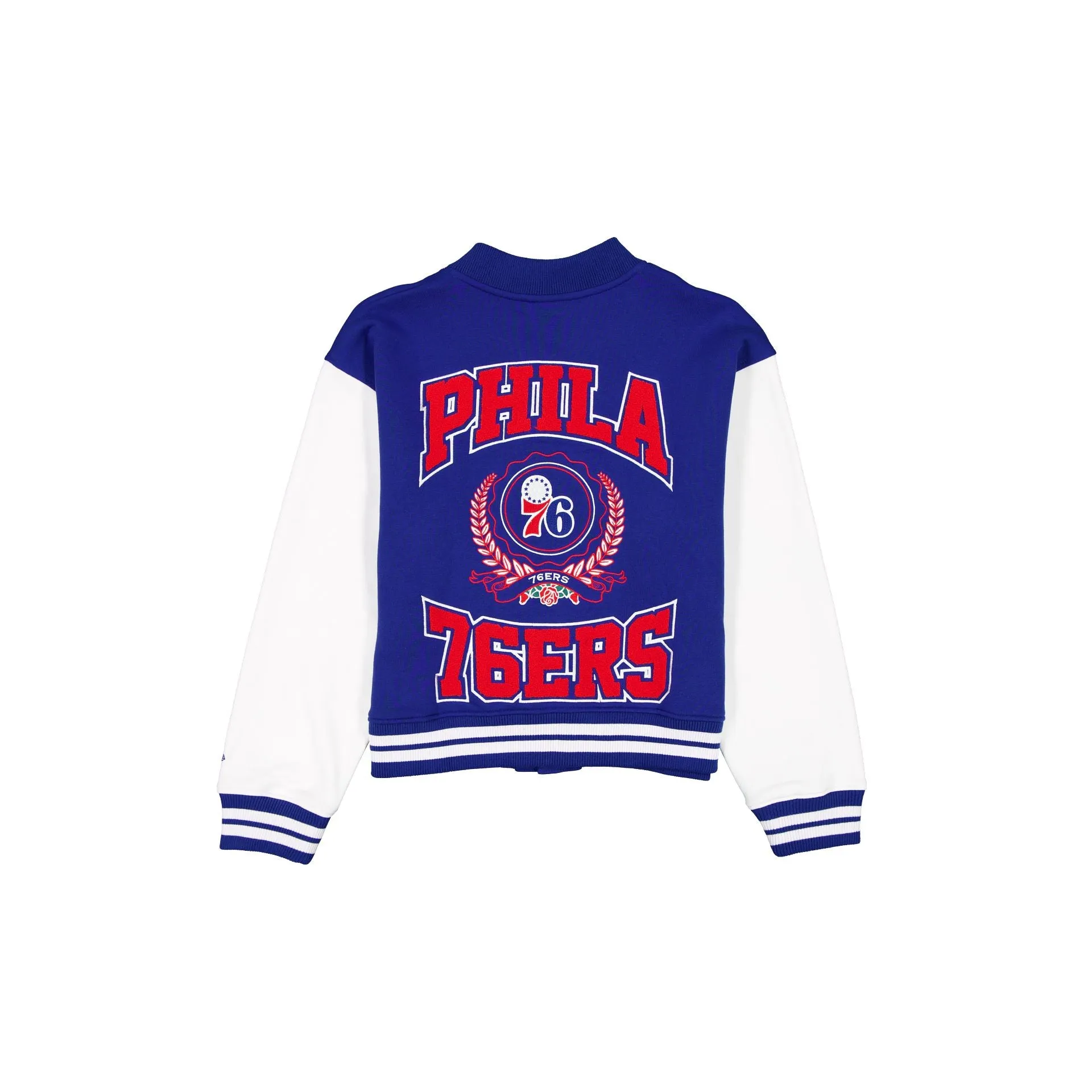 Philadelphia 76ers Throwback Prep Women's Jacket sold by New Era product image thumbnail 2