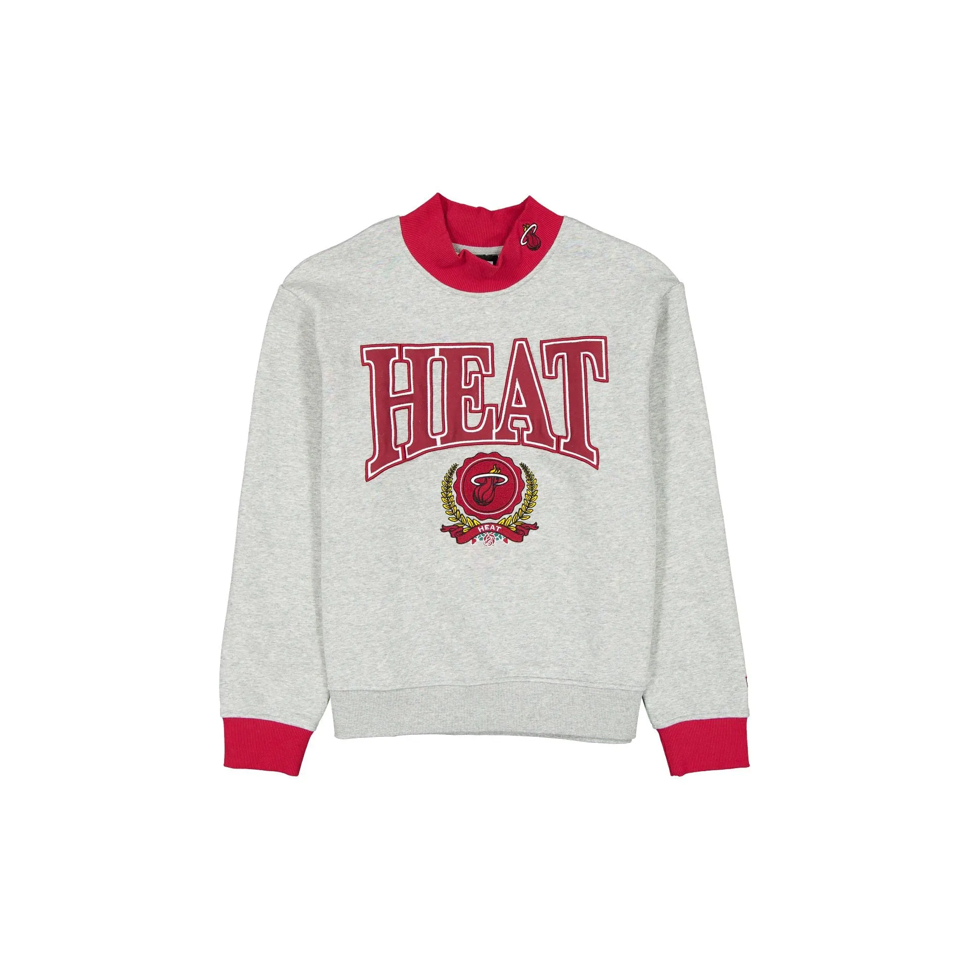 Miami Heat Throwback Prep Women's Mockneck Sweatshirt sold by New Era