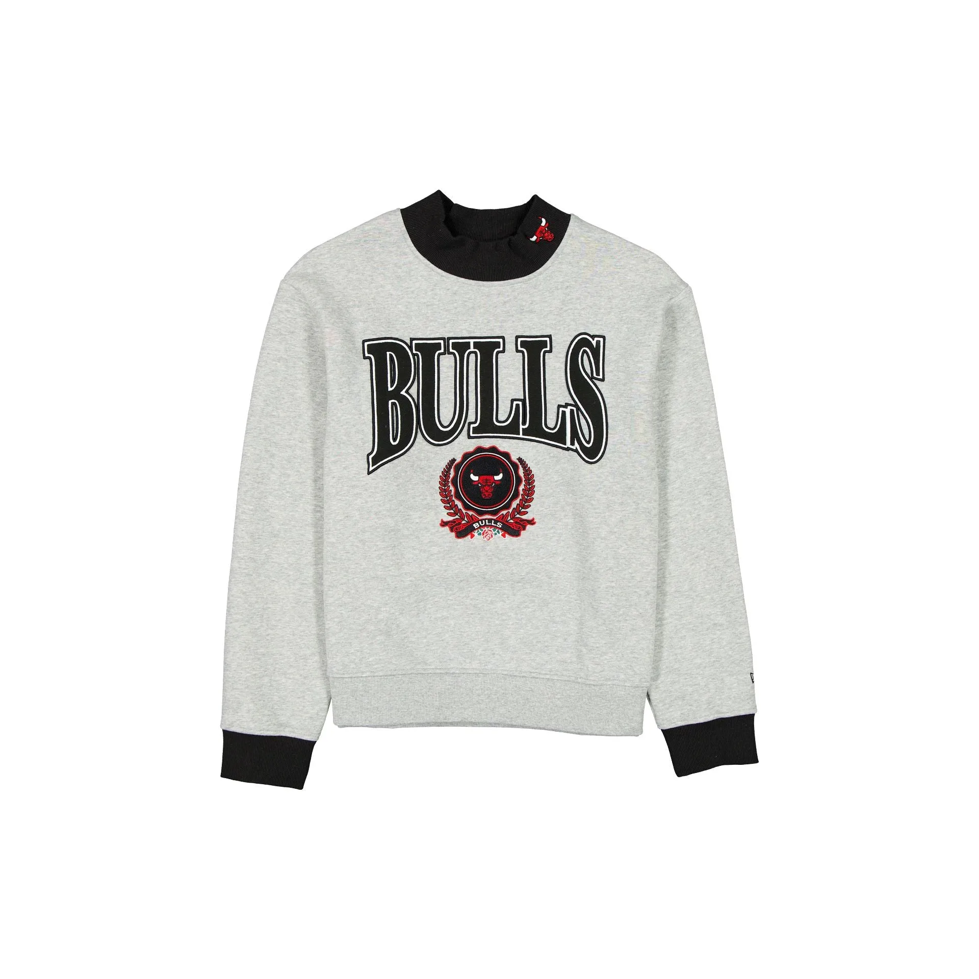 Chicago Bulls Throwback Prep Women's Mockneck Sweatshirt sold by New Era