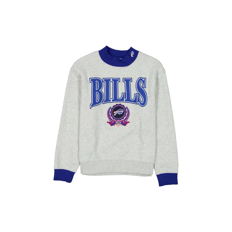 Buffalo Bills Throwback Prep Women's Mockneck Sweatshirt sold by New Era