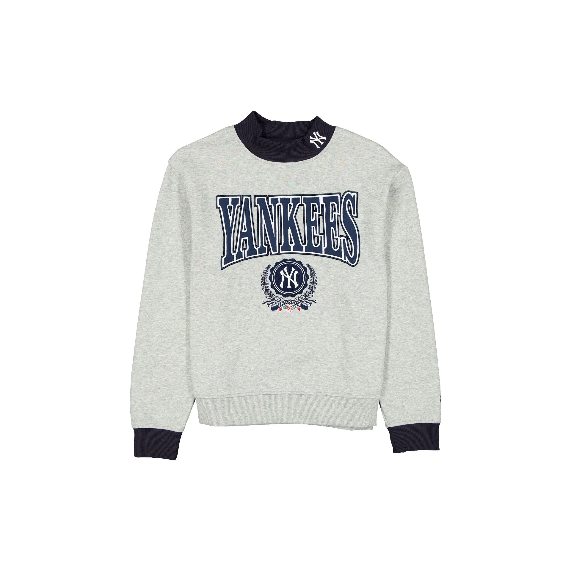 New York Yankees Throwback Prep Women's Mockneck Sweatshirt sold by New Era