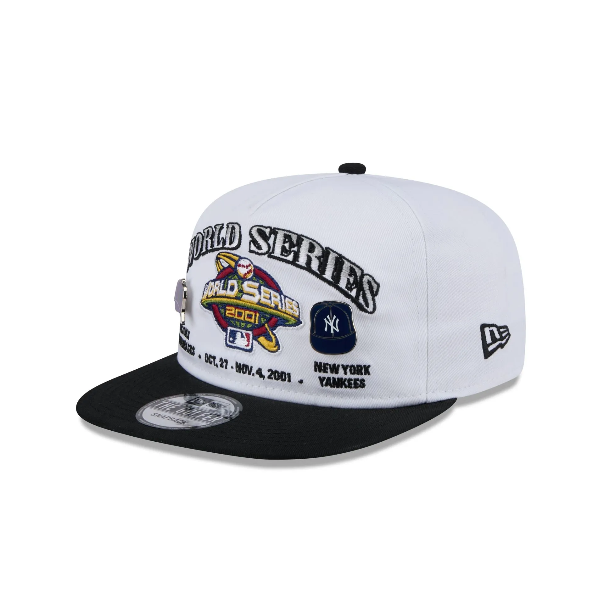 MLB World Series 2001 Championship Pin Golfer Hat sold by New Era